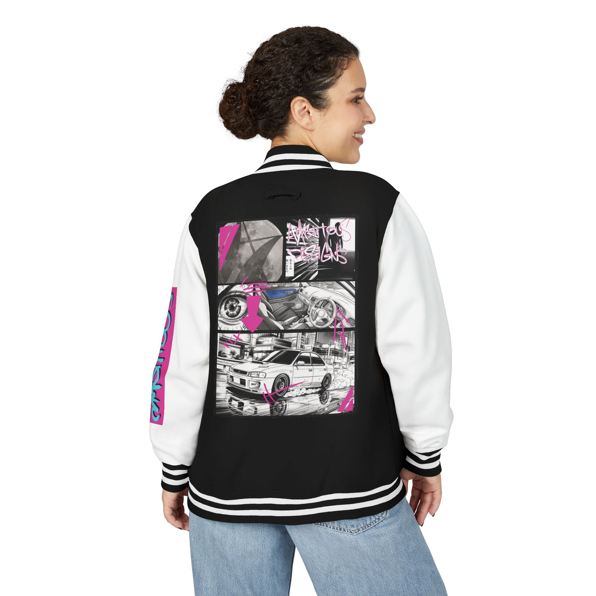 Ambitious JDM Graphic Letterman Jacket