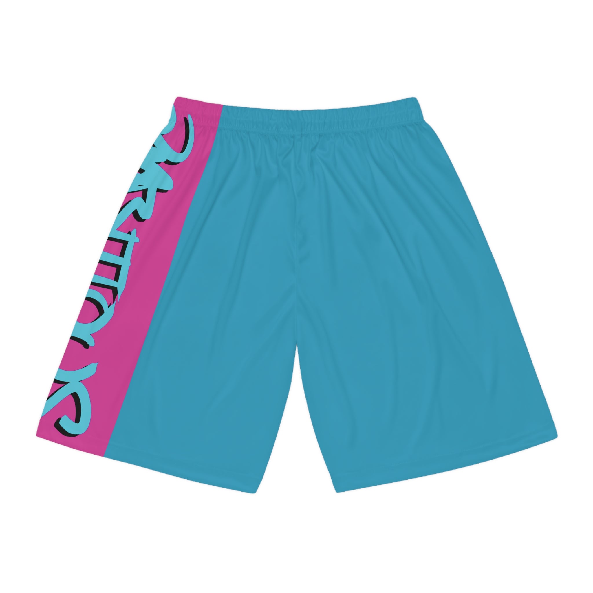 Retro Ambitious staple Basketball Shorts BLUE/PINK