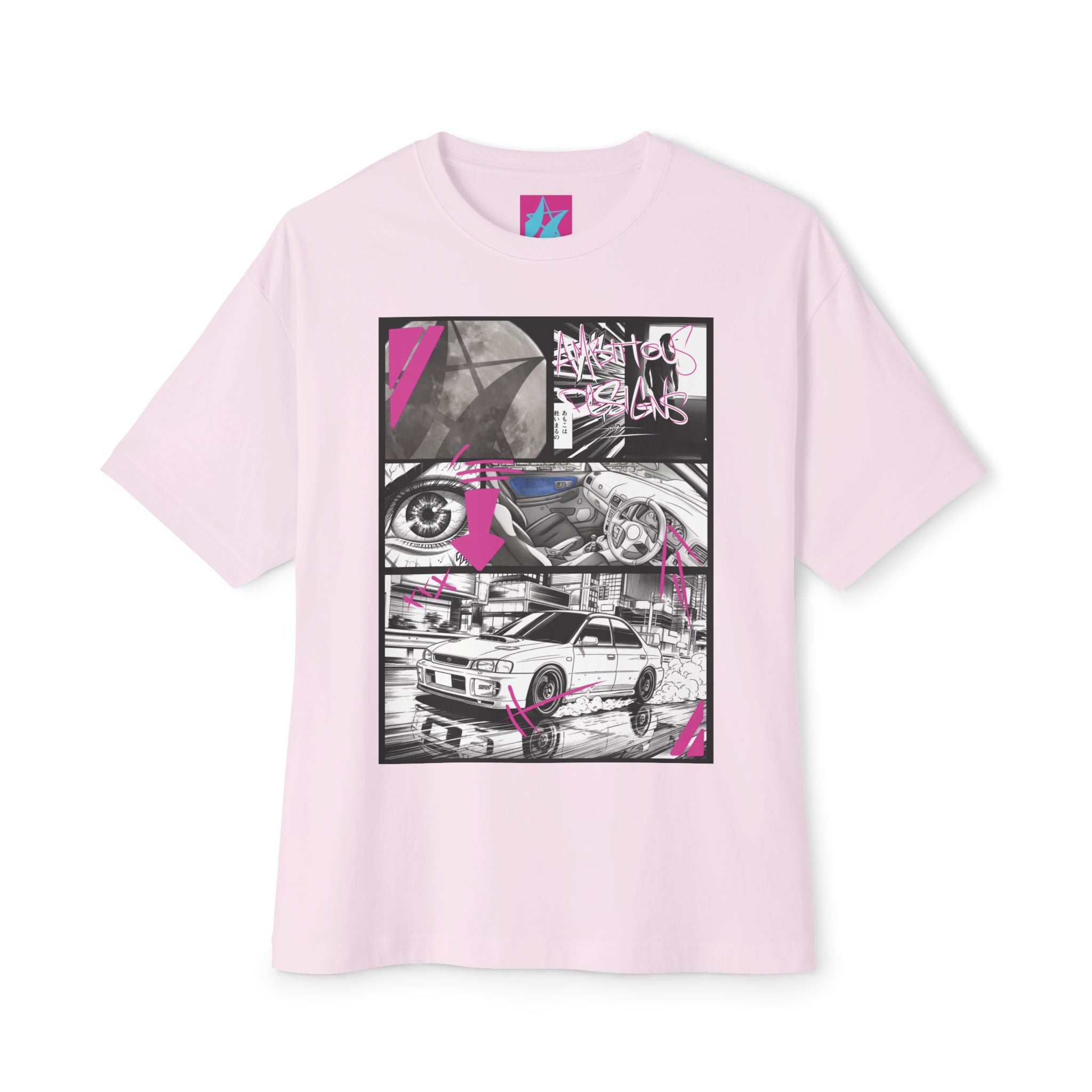 Ambitious Oversized JDM Graphic Tee