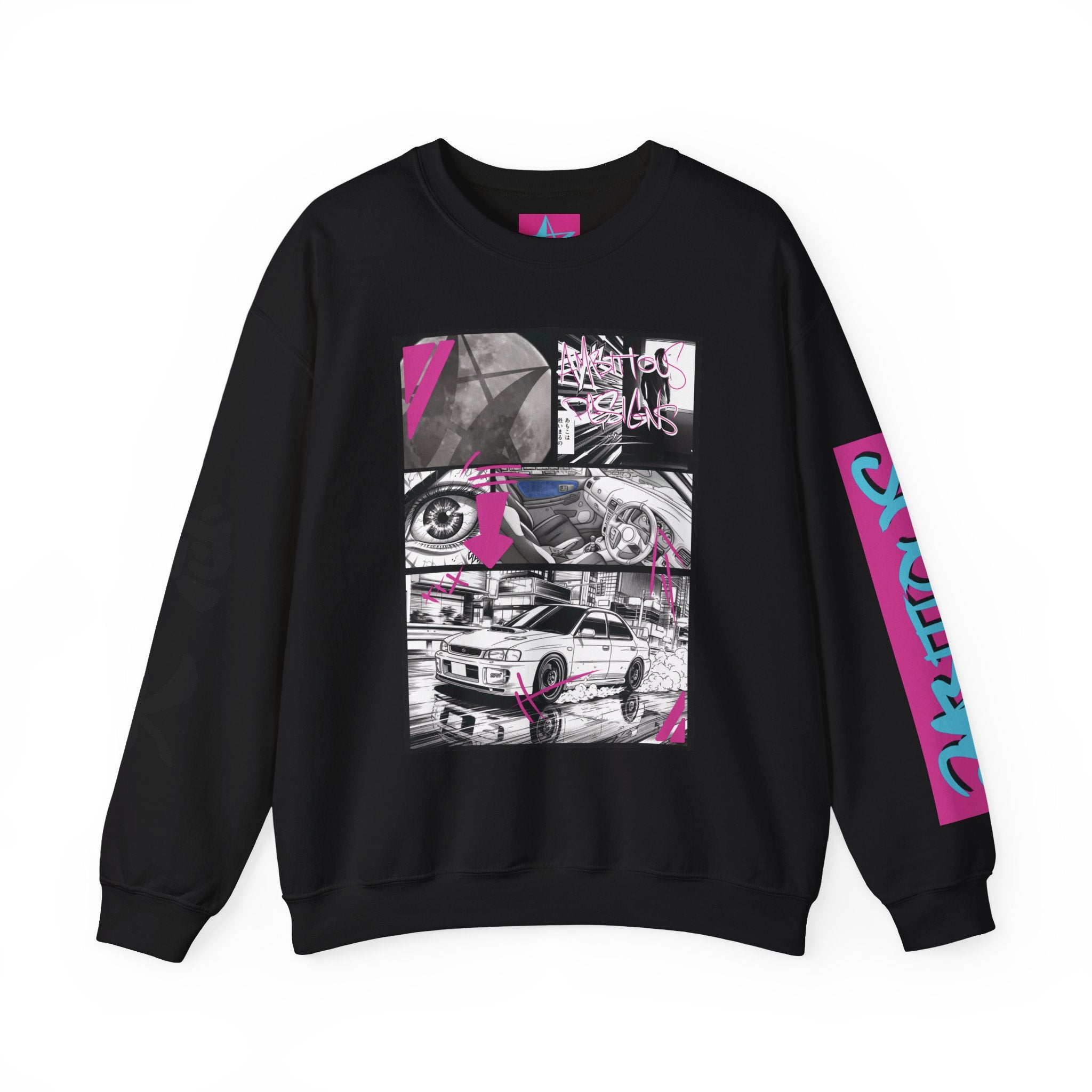 Ambitious Crewneck JDM Graphic Sweatshirt