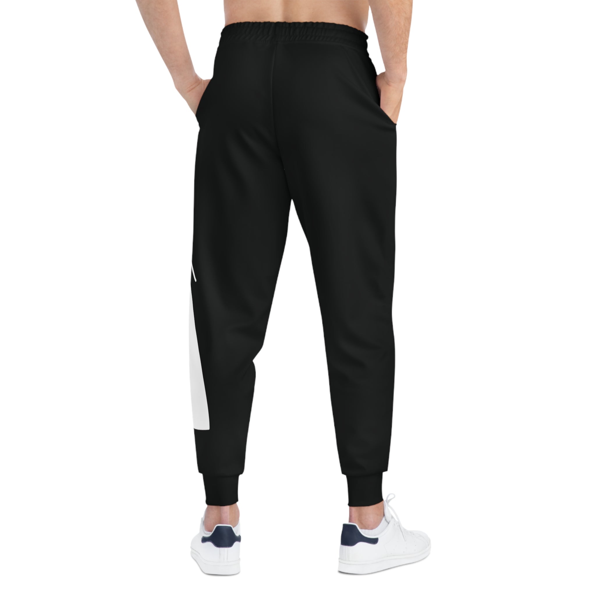 Ambitious Graphic Athletic Joggers BLACK
