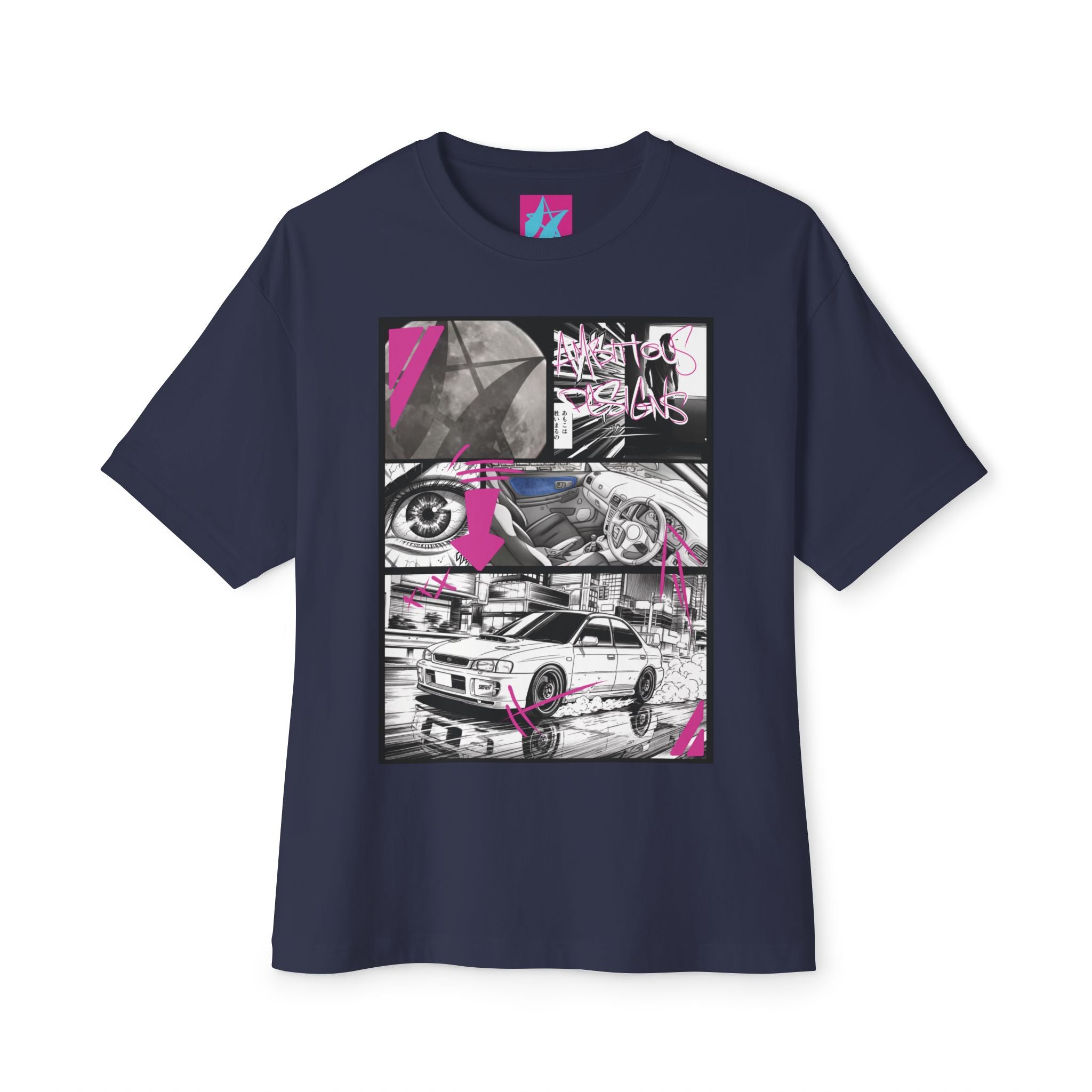 Ambitious Oversized JDM Graphic Tee