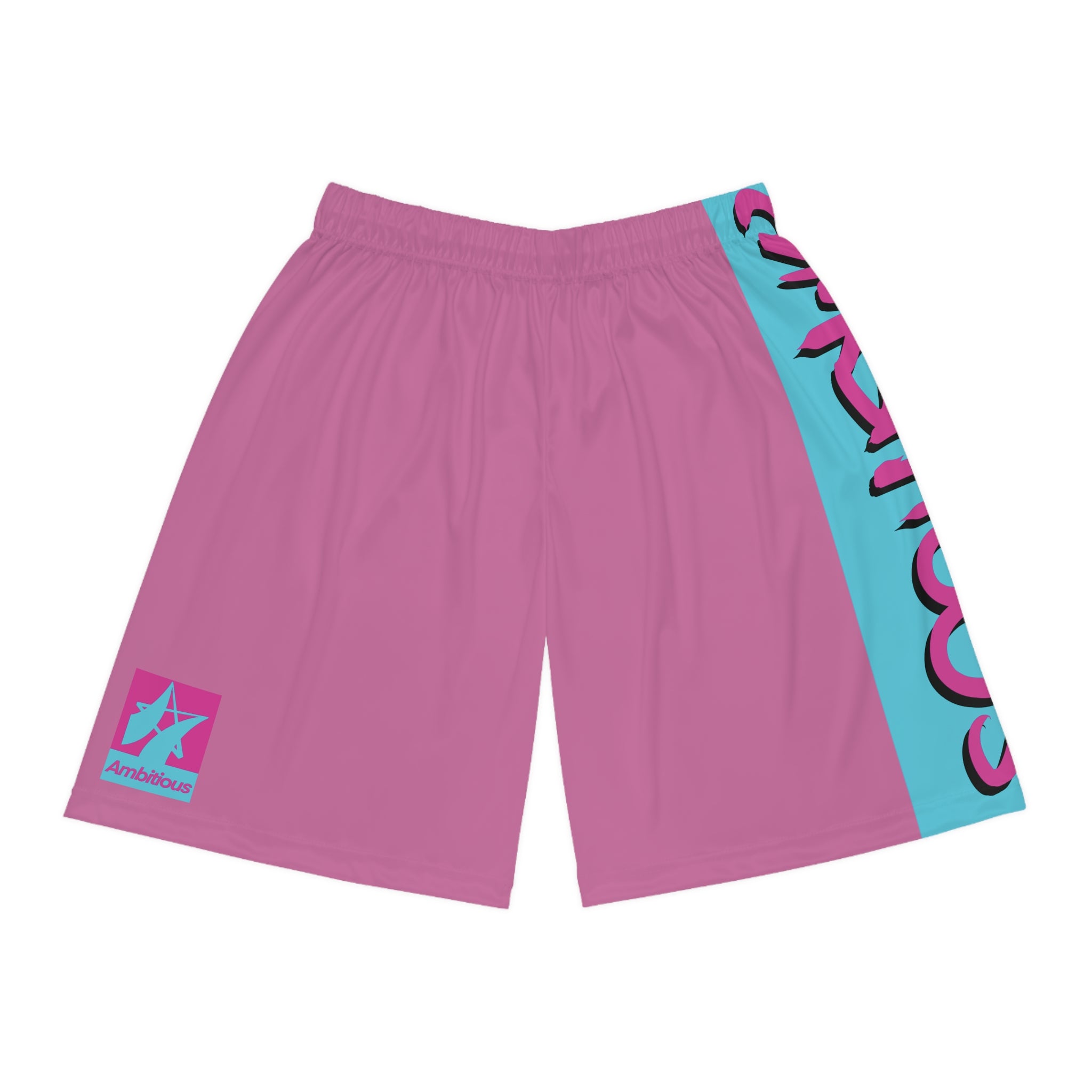Retro Ambitious staple Basketball Shorts PINK/BLUE
