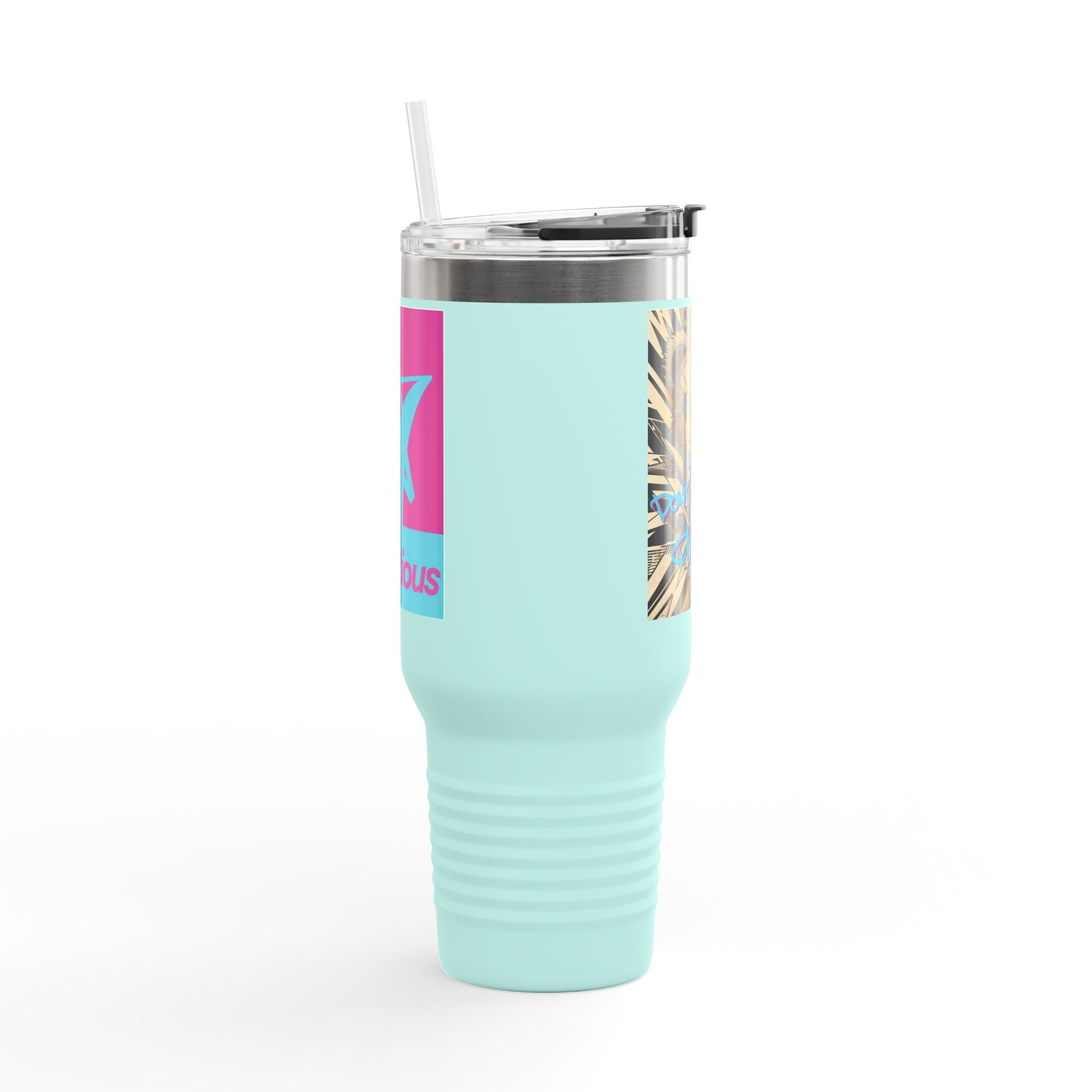 Ambitious Teddy Graphic Insulated Travel Mug | 40oz |