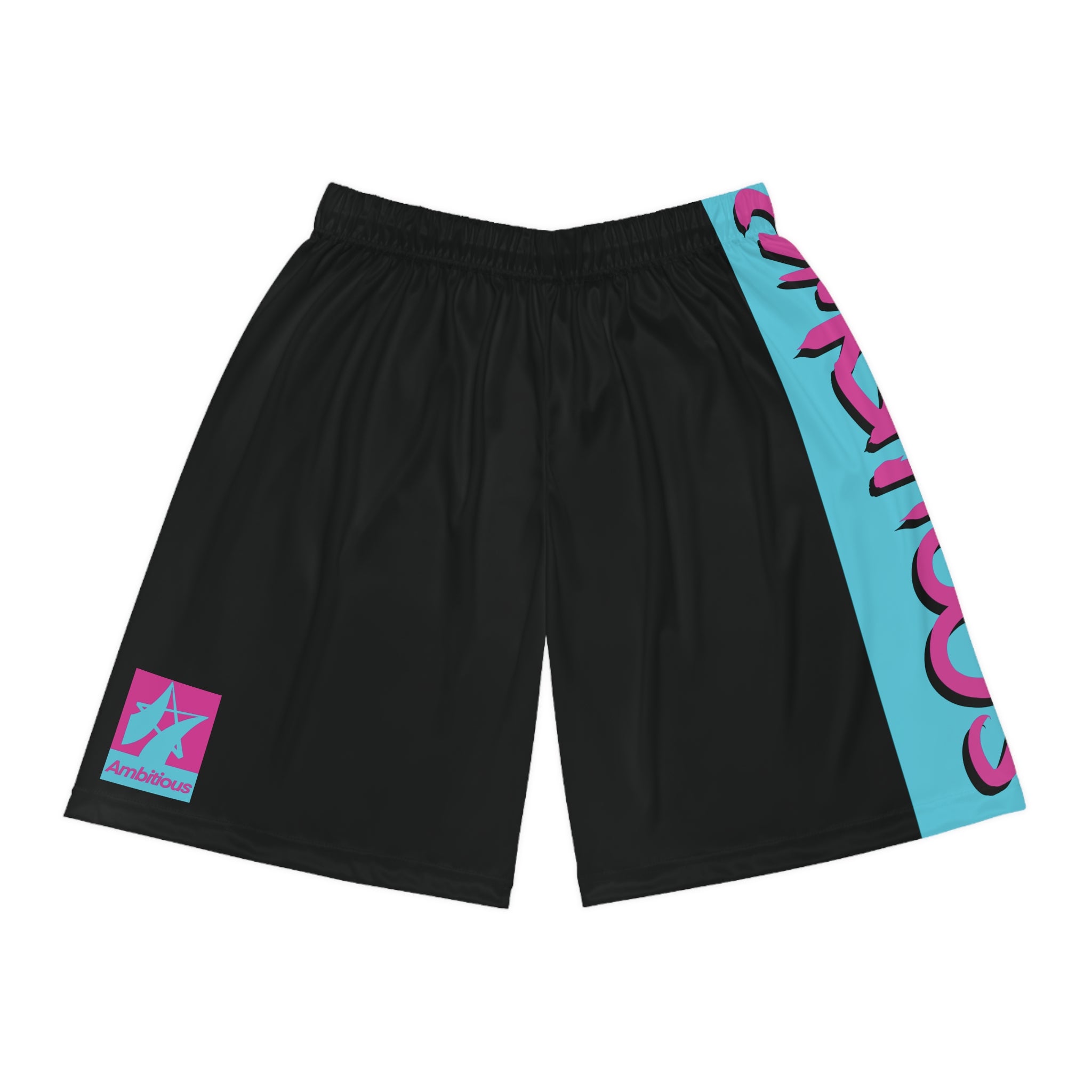 Retro Ambitious staple Basketball Shorts BLACK/BLUE