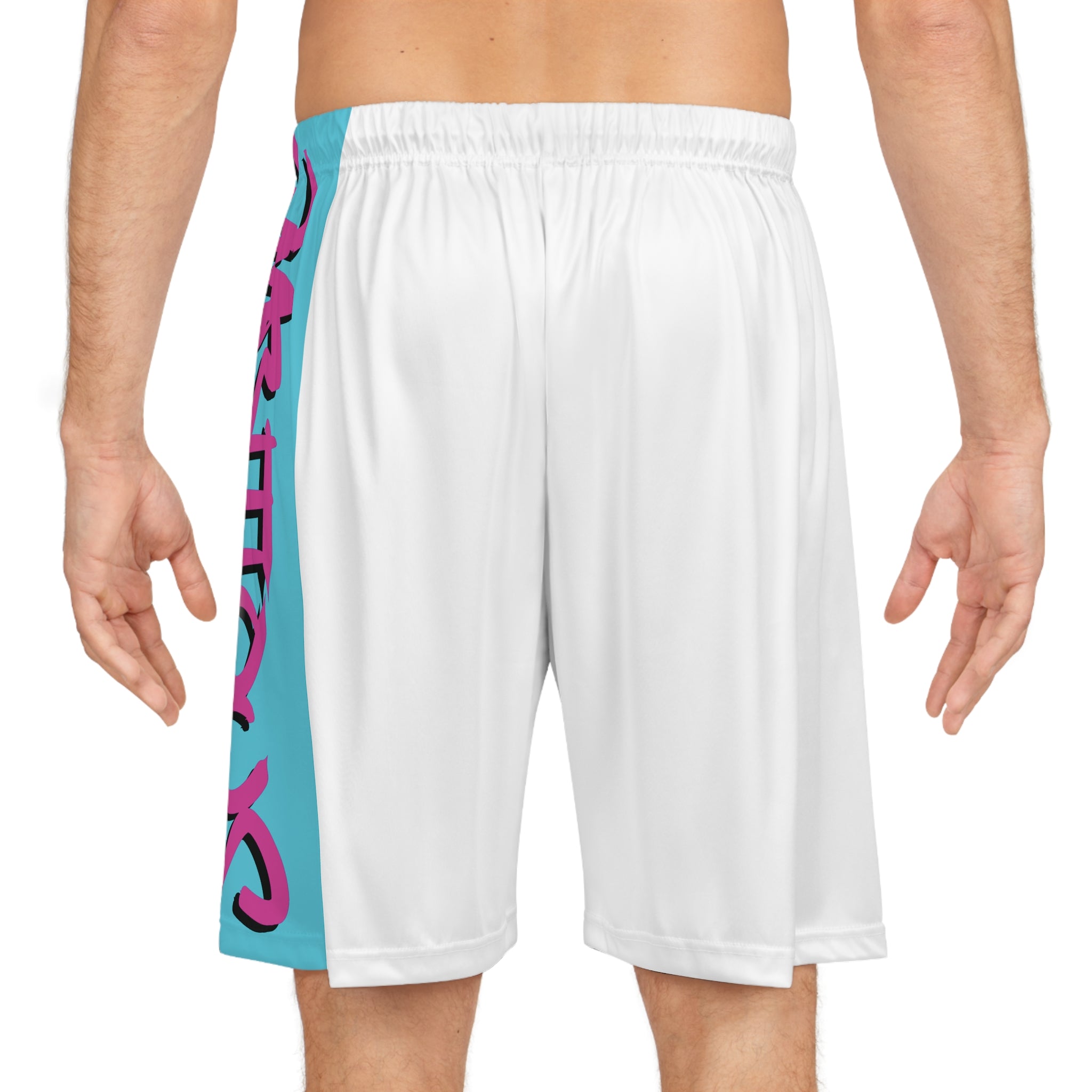 Retro Ambitious staple Basketball Shorts WHITE/BLUE