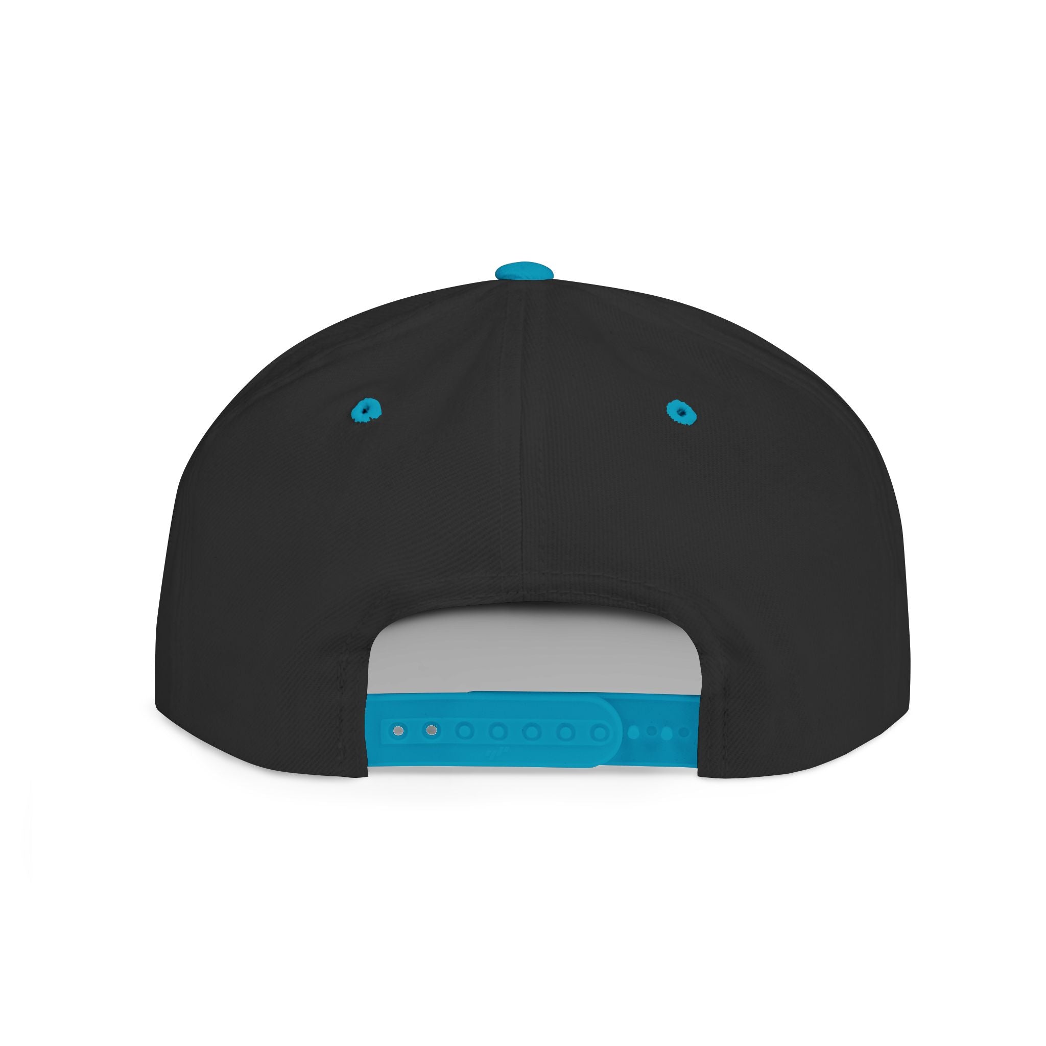 Flat Bill Snapback Hat Ambitious Star BLUE