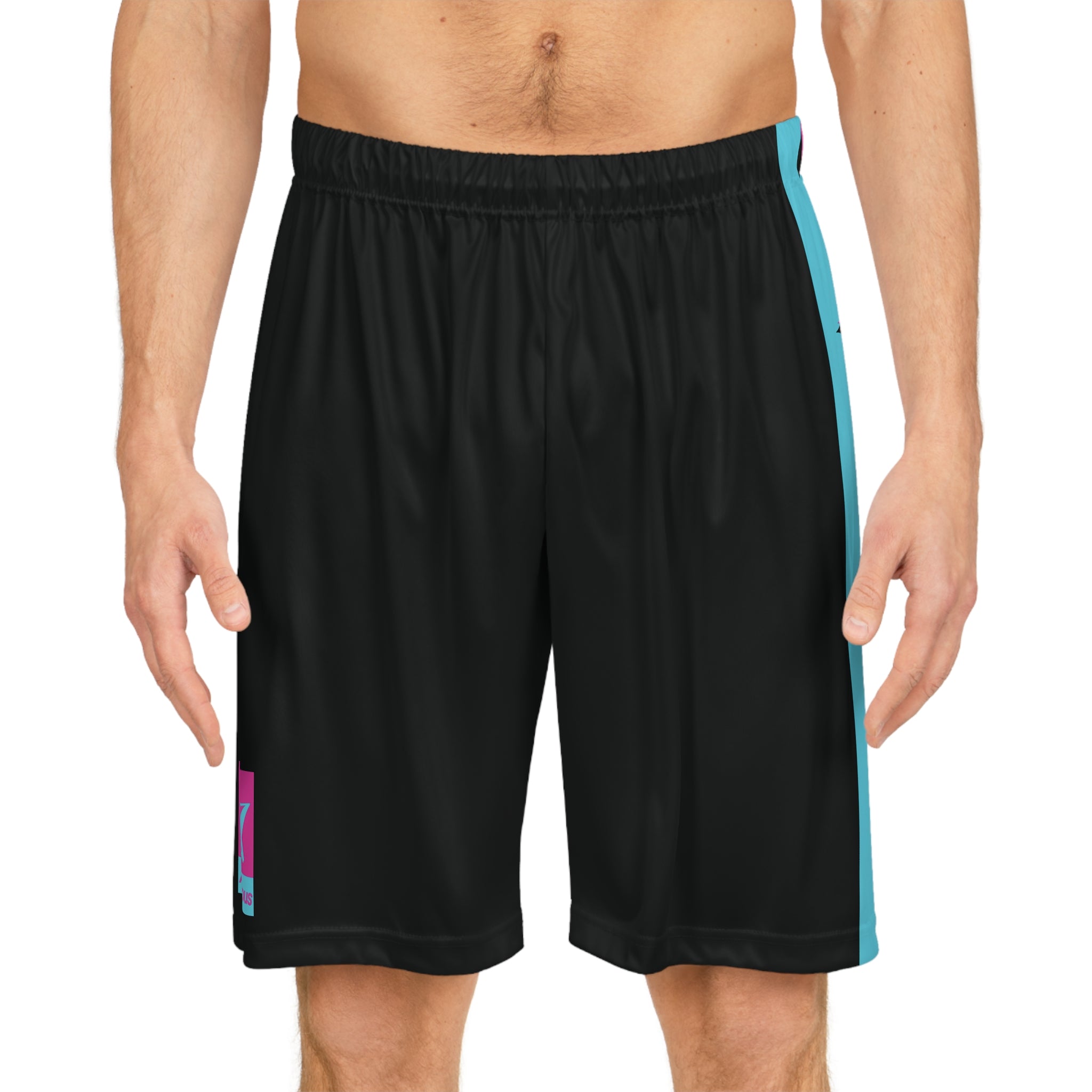 Retro Ambitious staple Basketball Shorts BLACK/BLUE