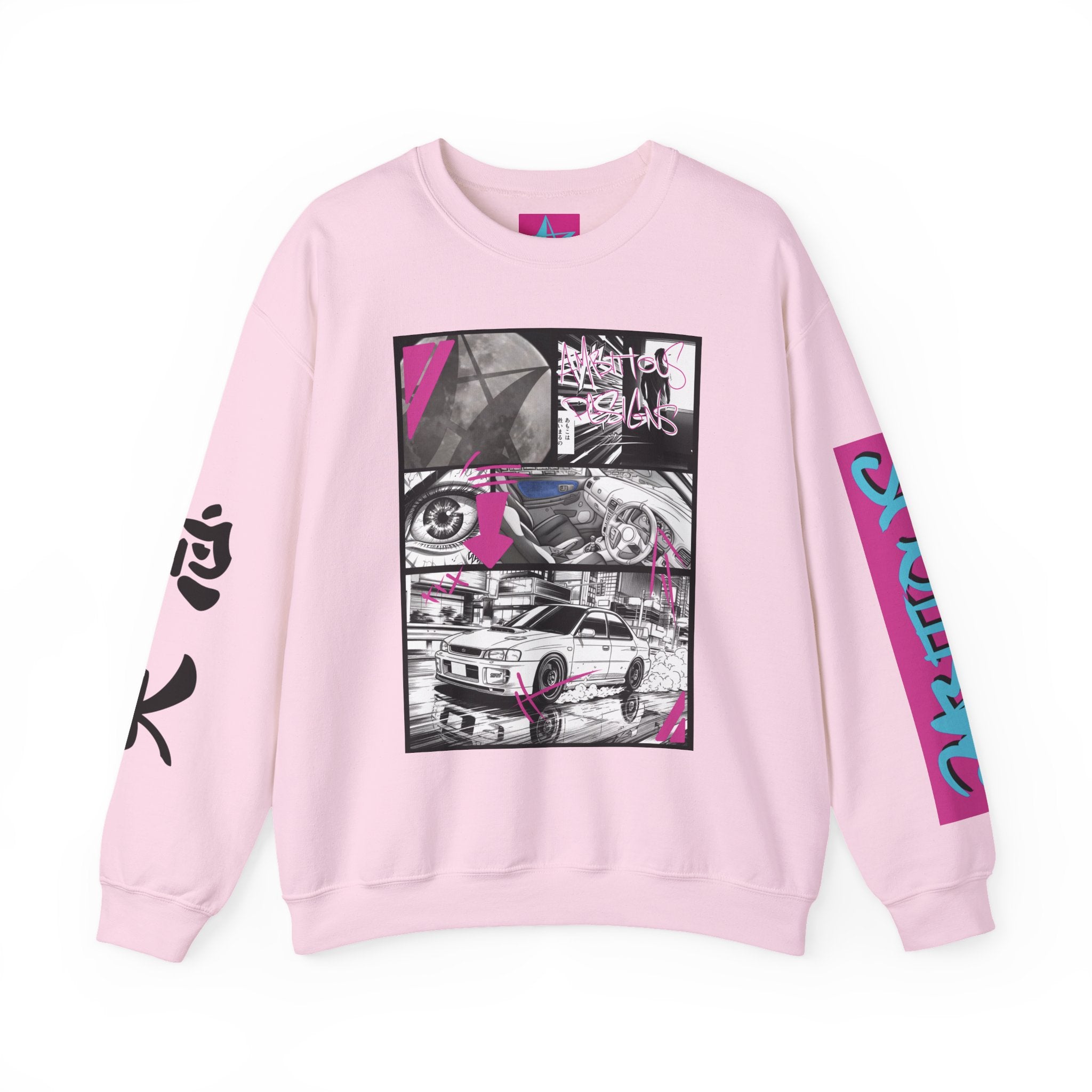 Ambitious Crewneck JDM Graphic Sweatshirt