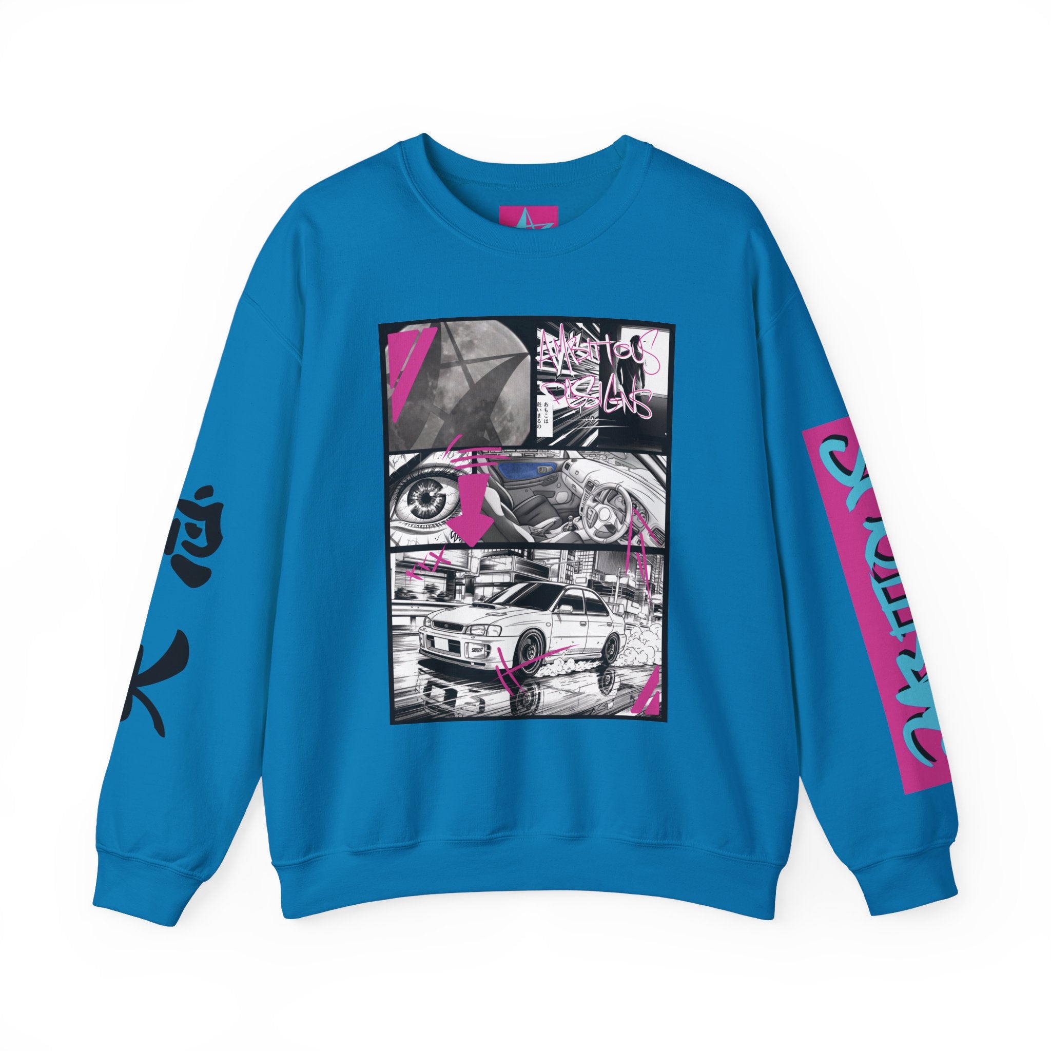 Ambitious Crewneck JDM Graphic Sweatshirt