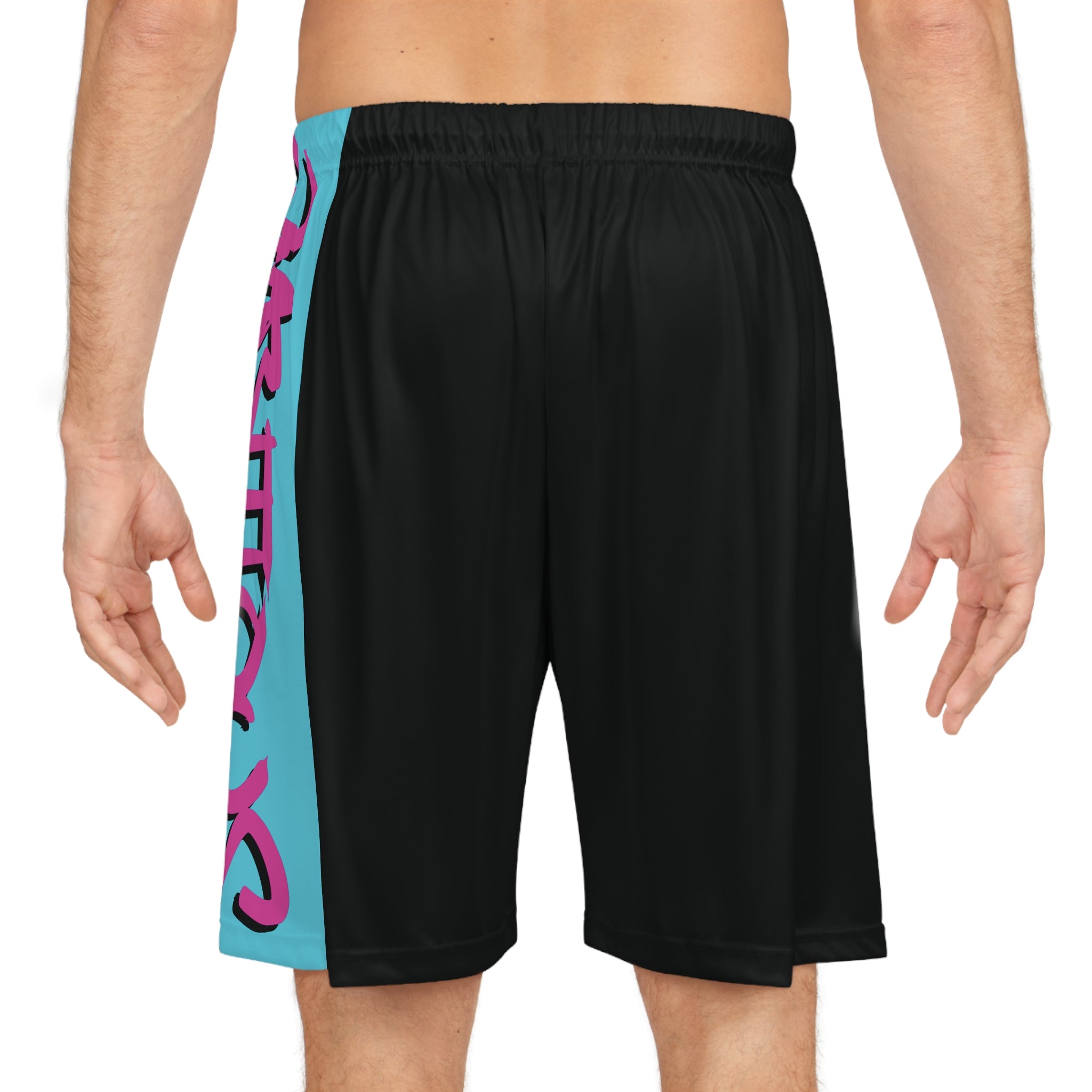 Retro Ambitious staple Basketball Shorts BLACK/BLUE