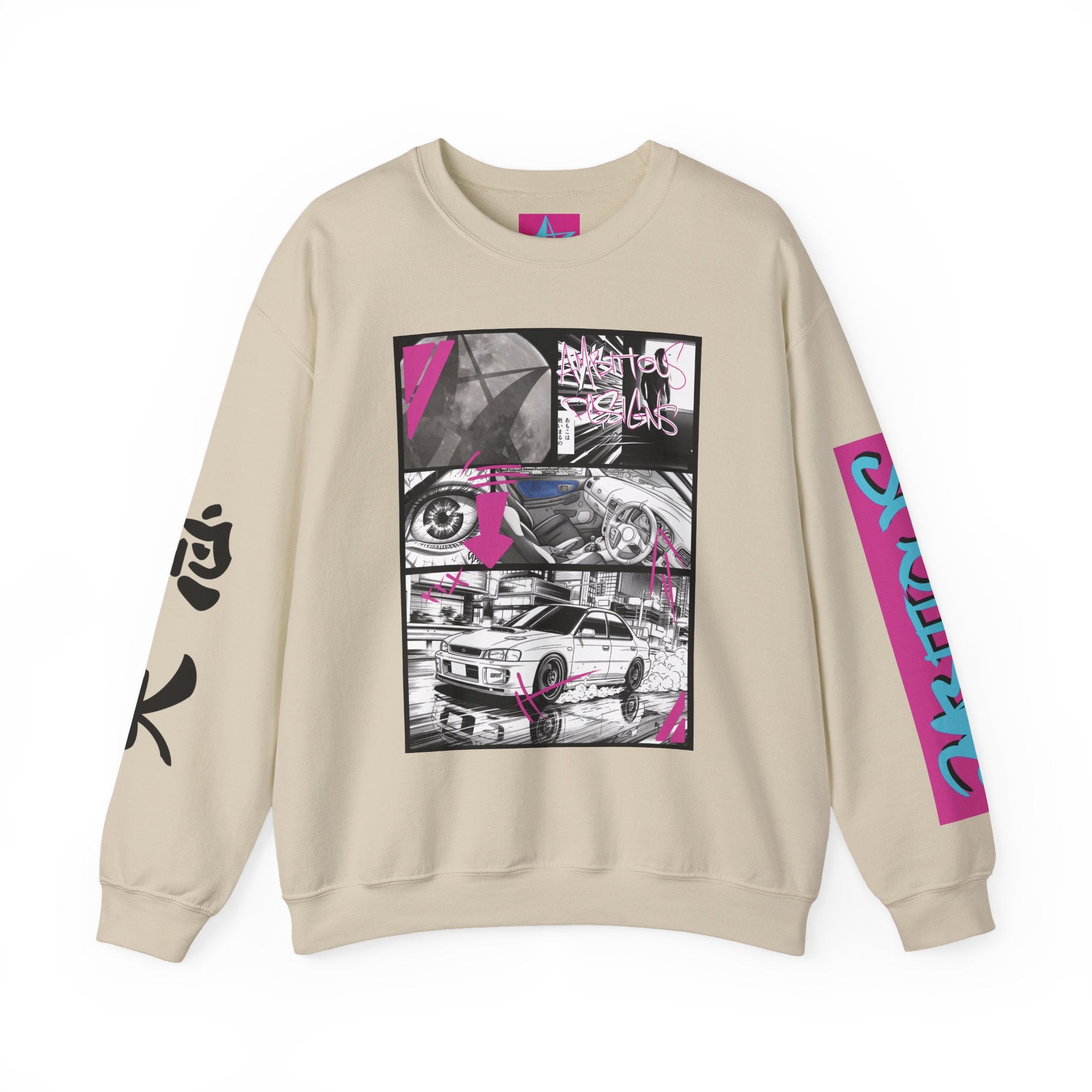 Ambitious Crewneck JDM Graphic Sweatshirt