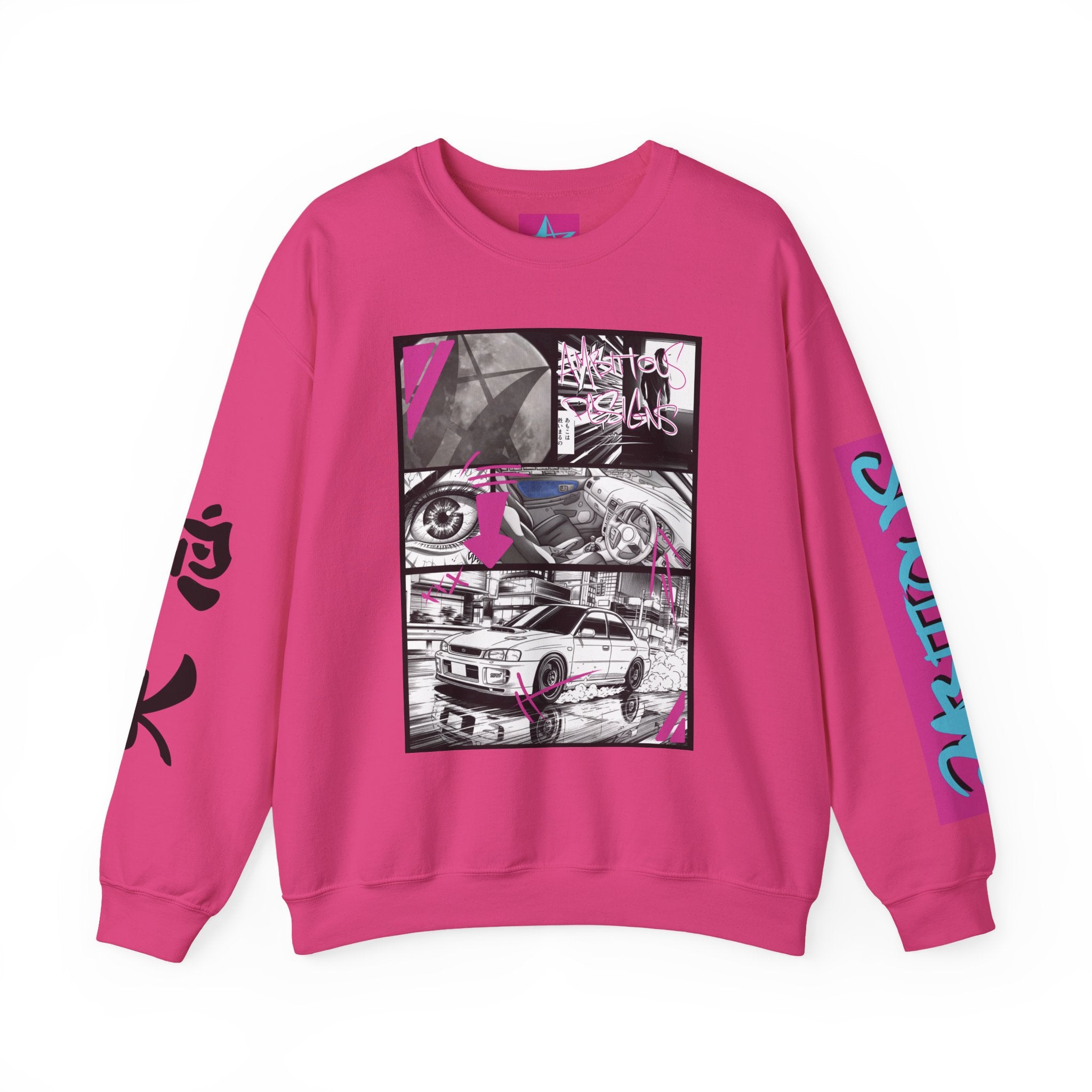 Ambitious Crewneck JDM Graphic Sweatshirt