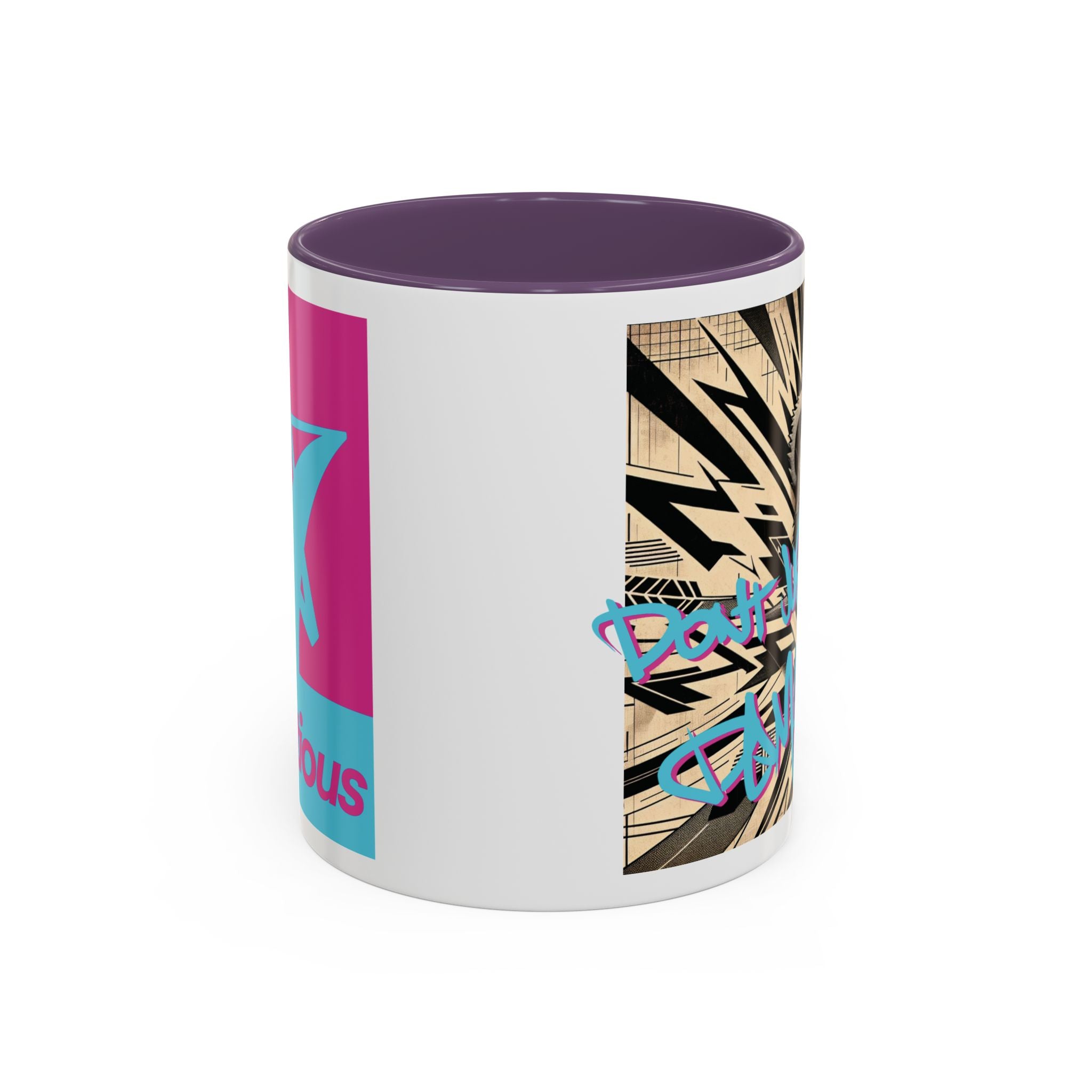 Graffiti Teddy Coffee Mug - "Don't Just Dare, Demand!"