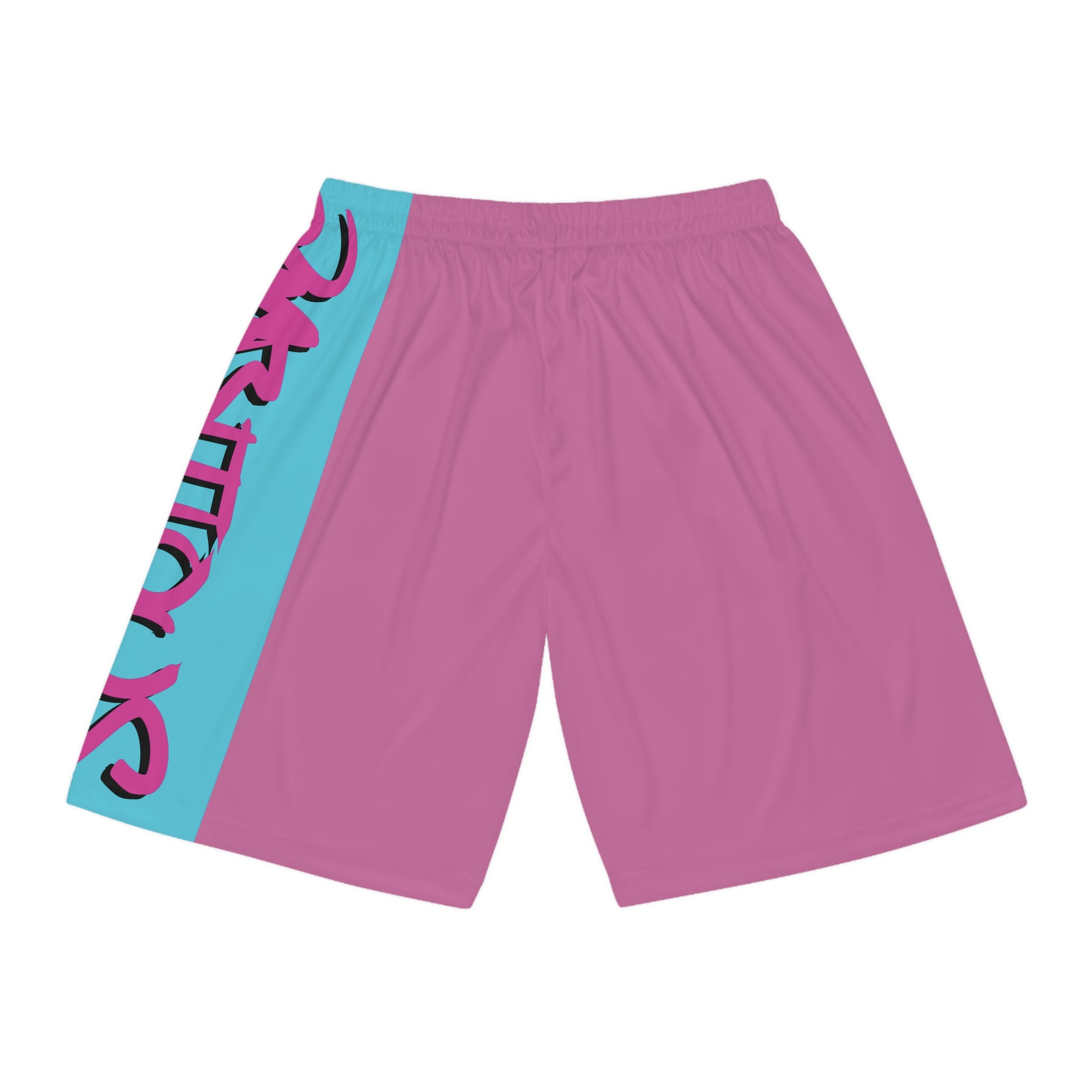 Retro Ambitious staple Basketball Shorts PINK/BLUE