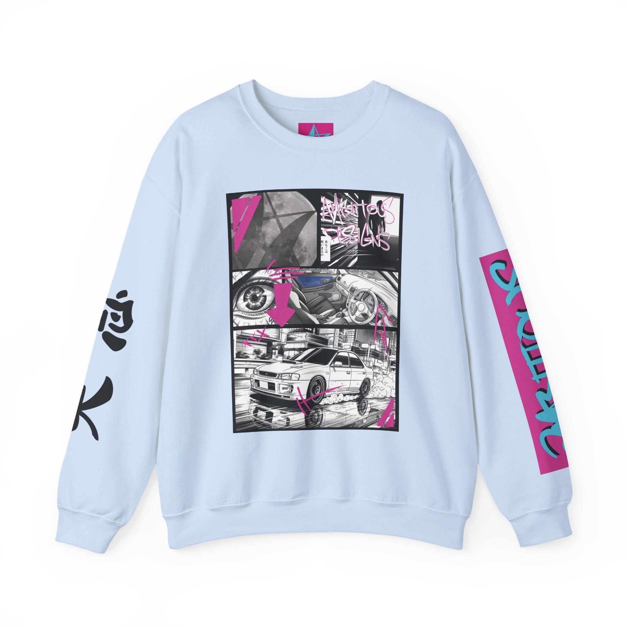 Ambitious Crewneck JDM Graphic Sweatshirt