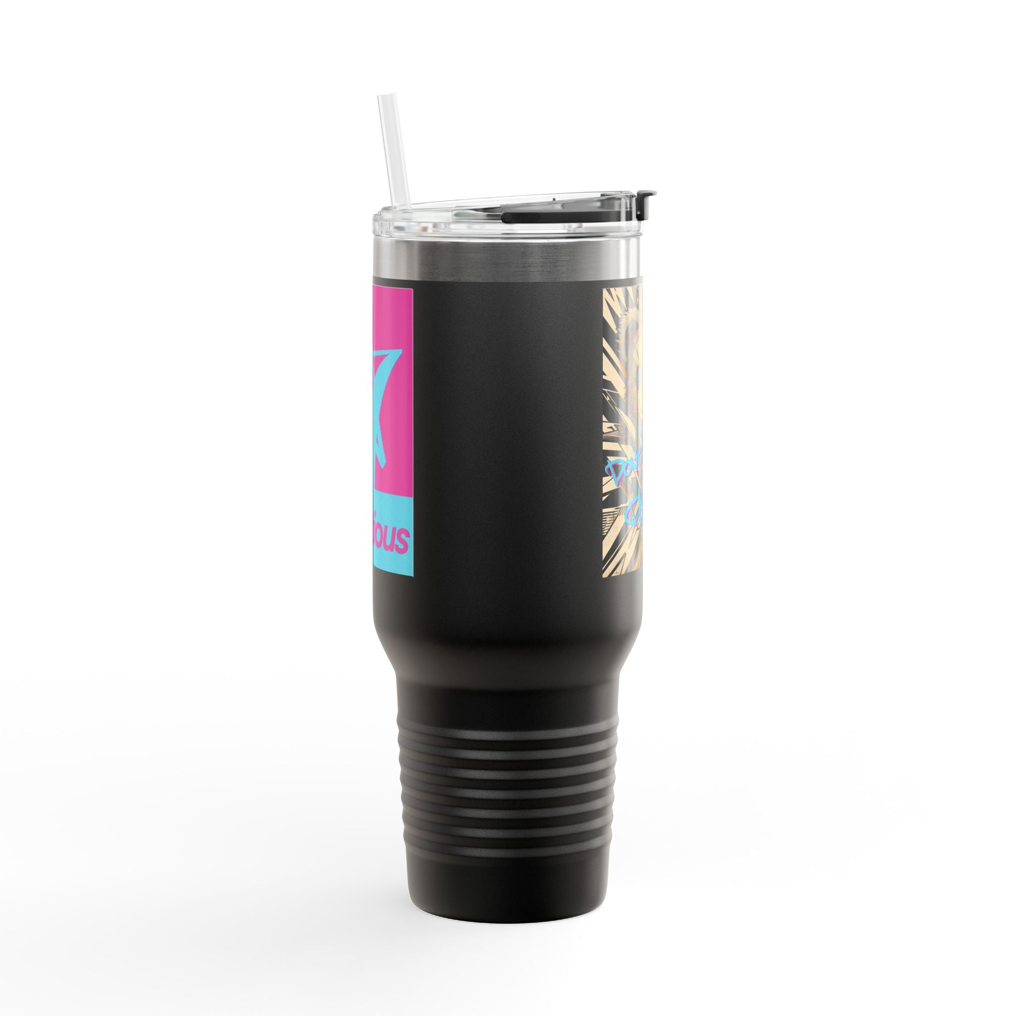 Ambitious Teddy Graphic Insulated Travel Mug | 40oz |