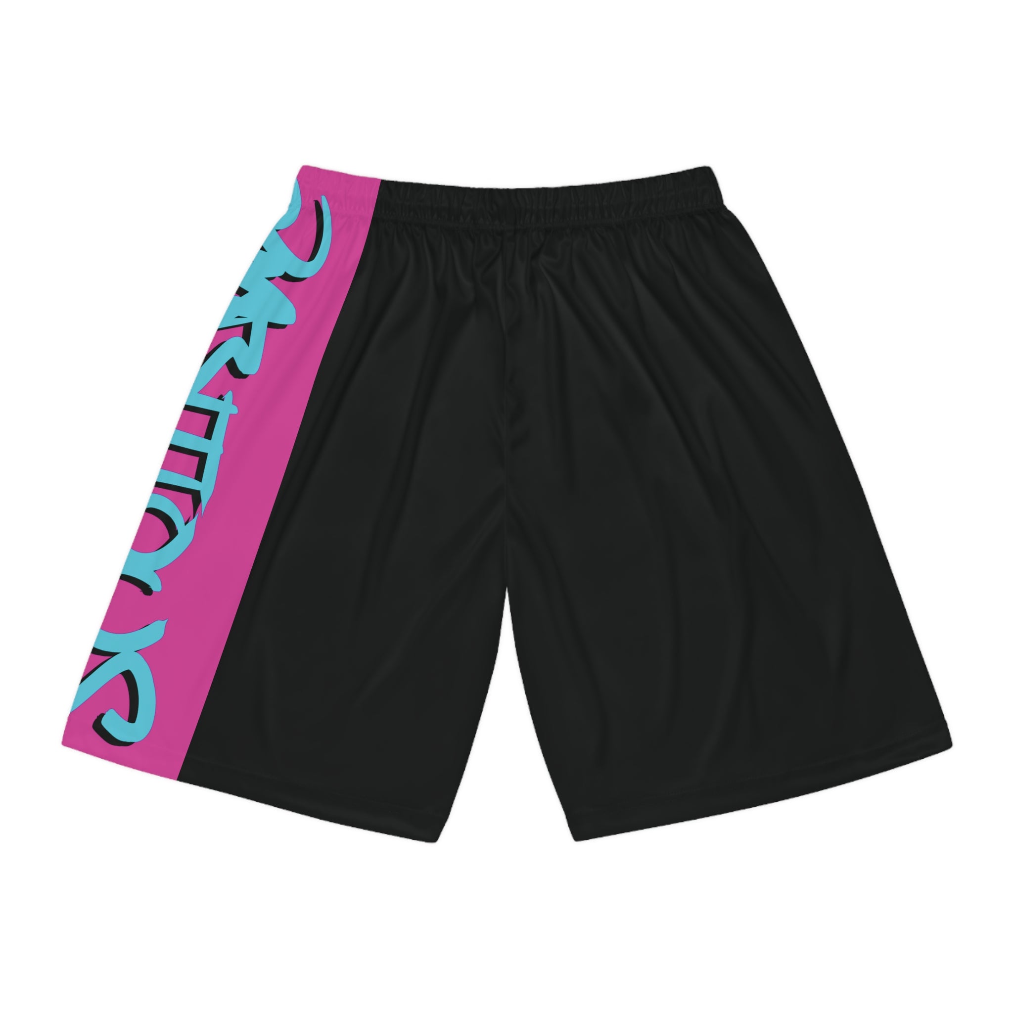 Retro Ambitious staple Basketball Shorts BLACK/PINK