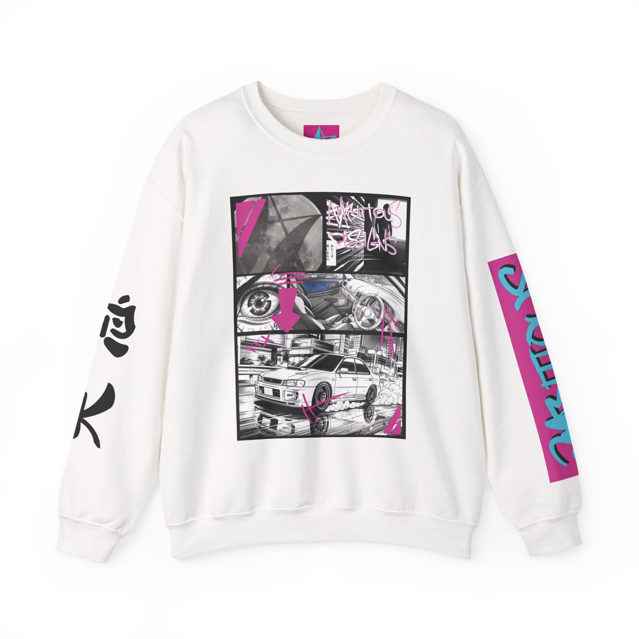 Ambitious Crewneck JDM Graphic Sweatshirt