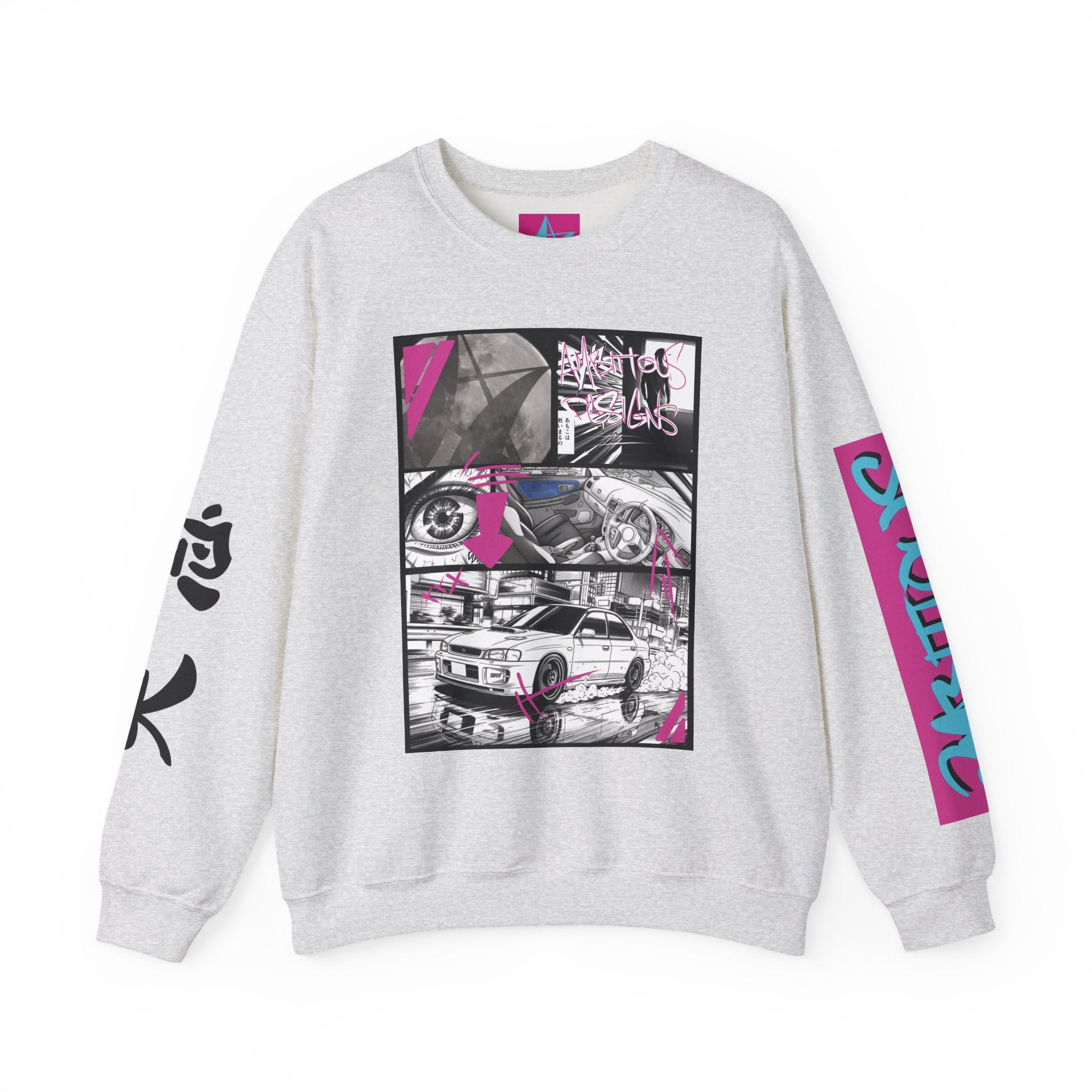 Ambitious Crewneck JDM Graphic Sweatshirt