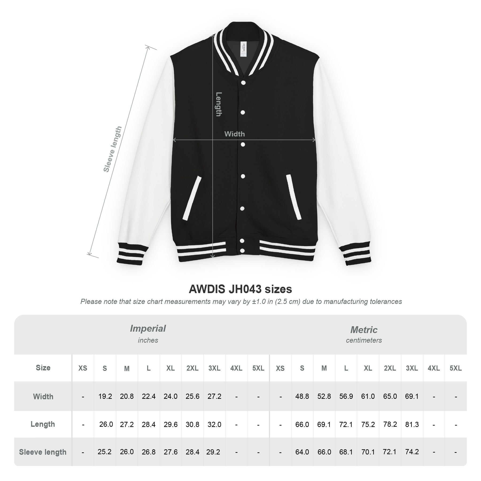 Ambitious JDM Graphic Letterman Jacket