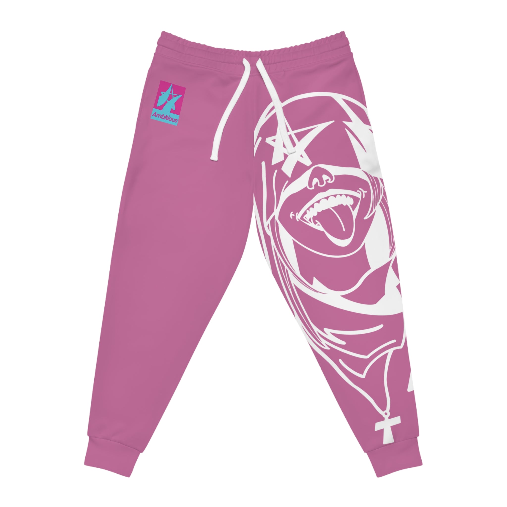 Ambitious Graphic Athletic Joggers PINK