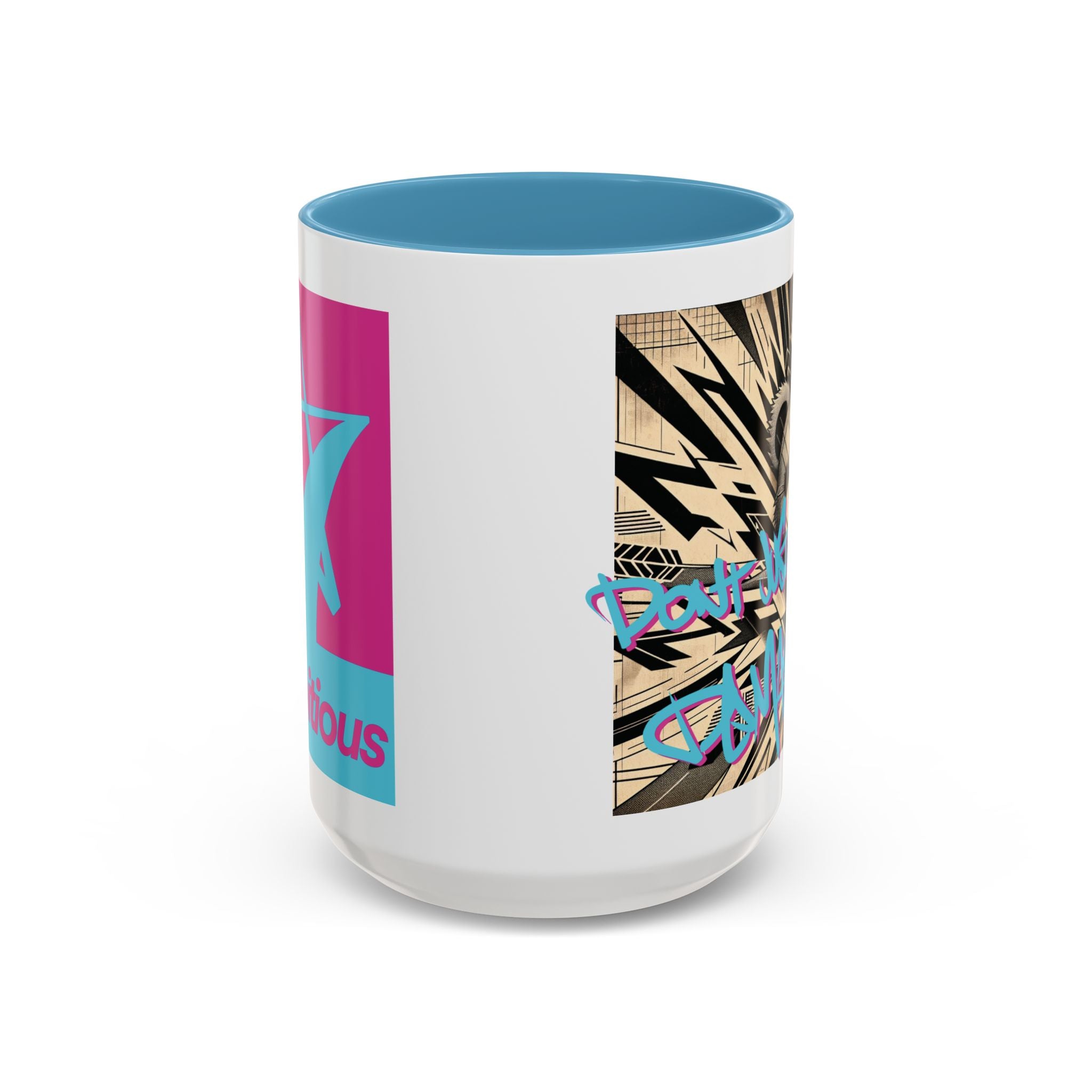 Graffiti Teddy Coffee Mug - "Don't Just Dare, Demand!"