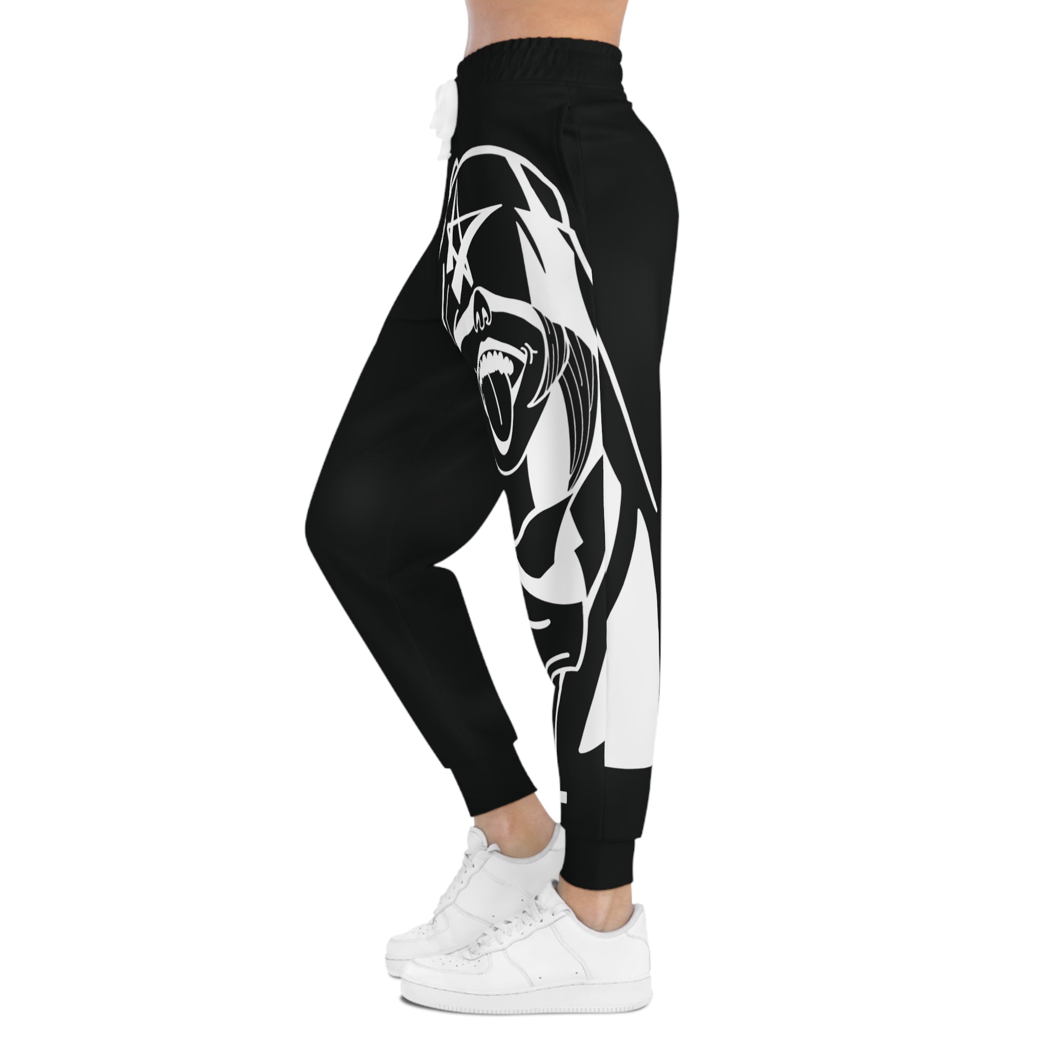 Ambitious Graphic Athletic Joggers BLACK