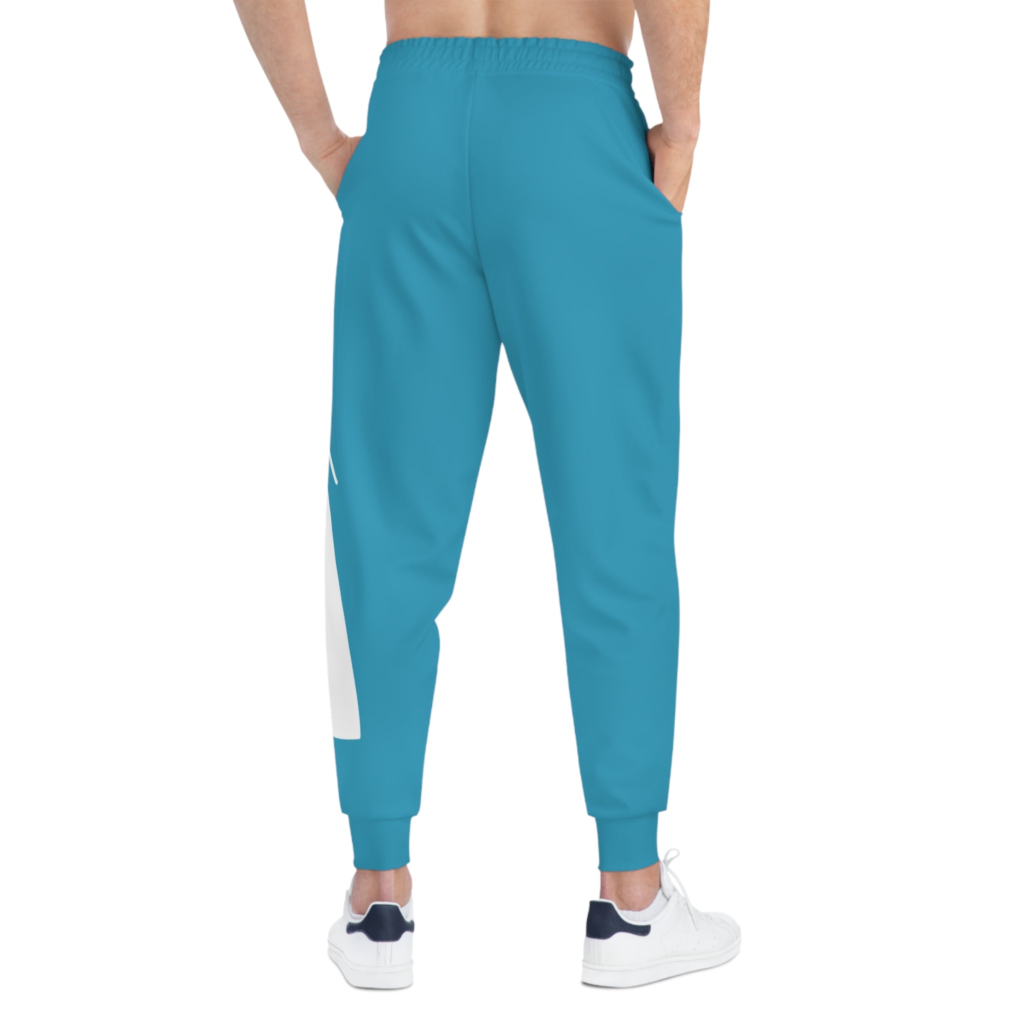 Ambitious Graphic Athletic Joggers BLUE