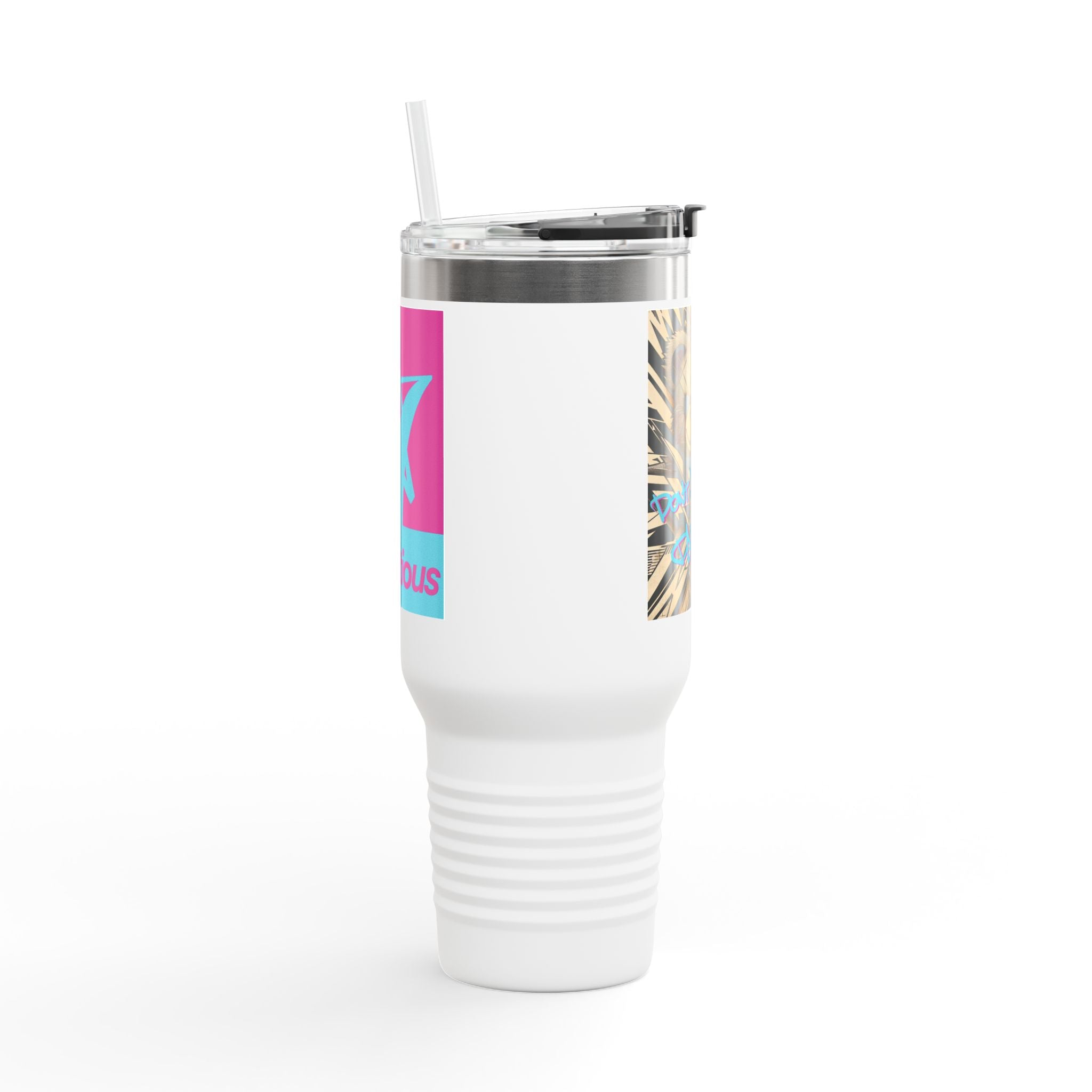 Ambitious Teddy Graphic Insulated Travel Mug | 40oz |