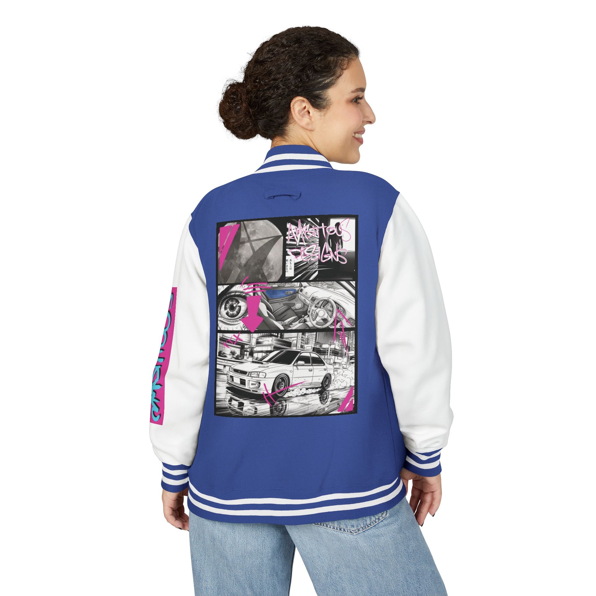 Ambitious JDM Graphic Letterman Jacket