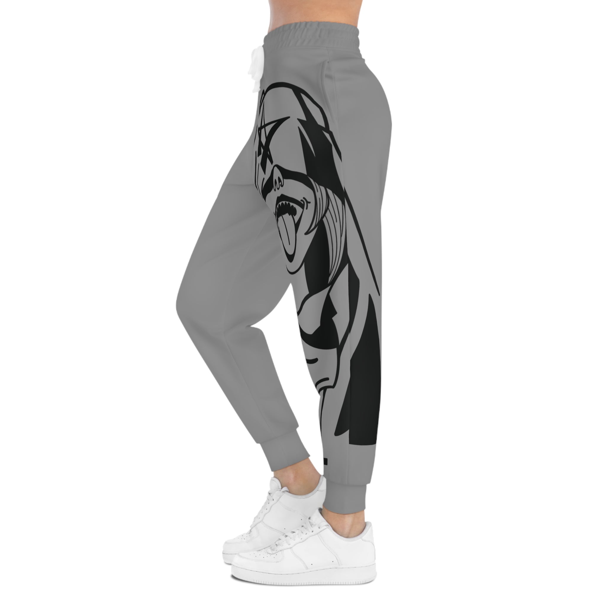 Ambitious Graphic Athletic Joggers GREY
