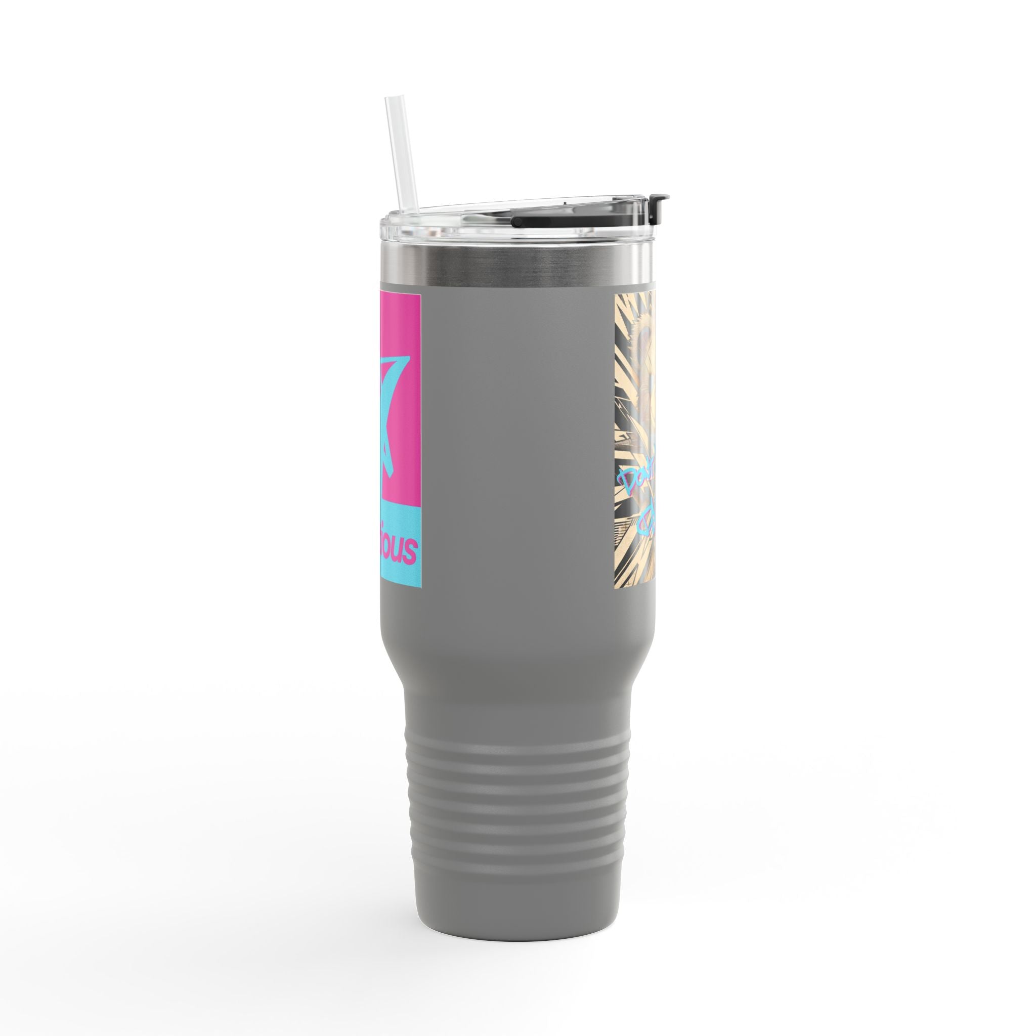 Ambitious Teddy Graphic Insulated Travel Mug | 40oz |