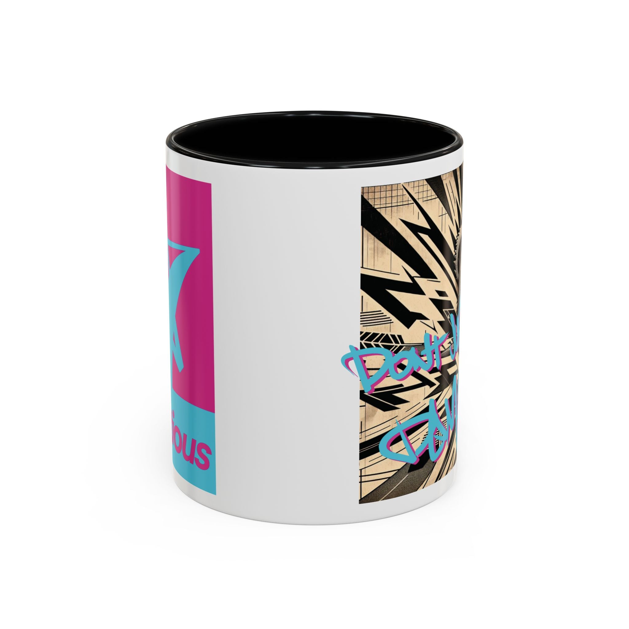 Graffiti Teddy Coffee Mug - "Don't Just Dare, Demand!"