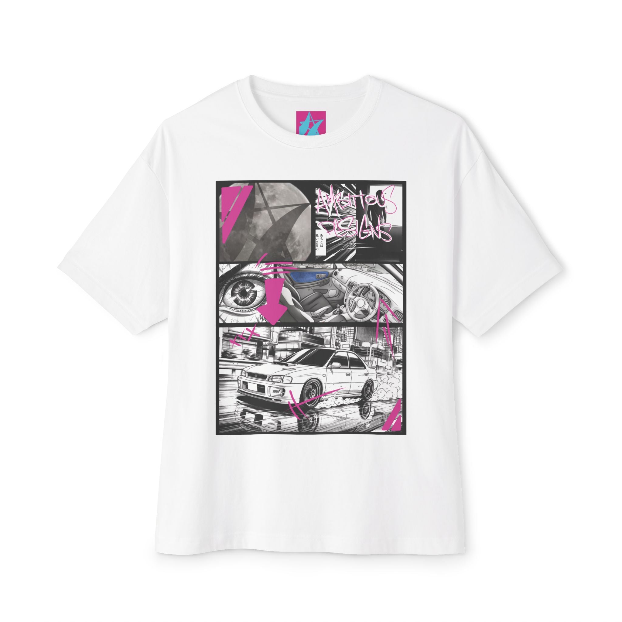 Ambitious Oversized JDM Graphic Tee