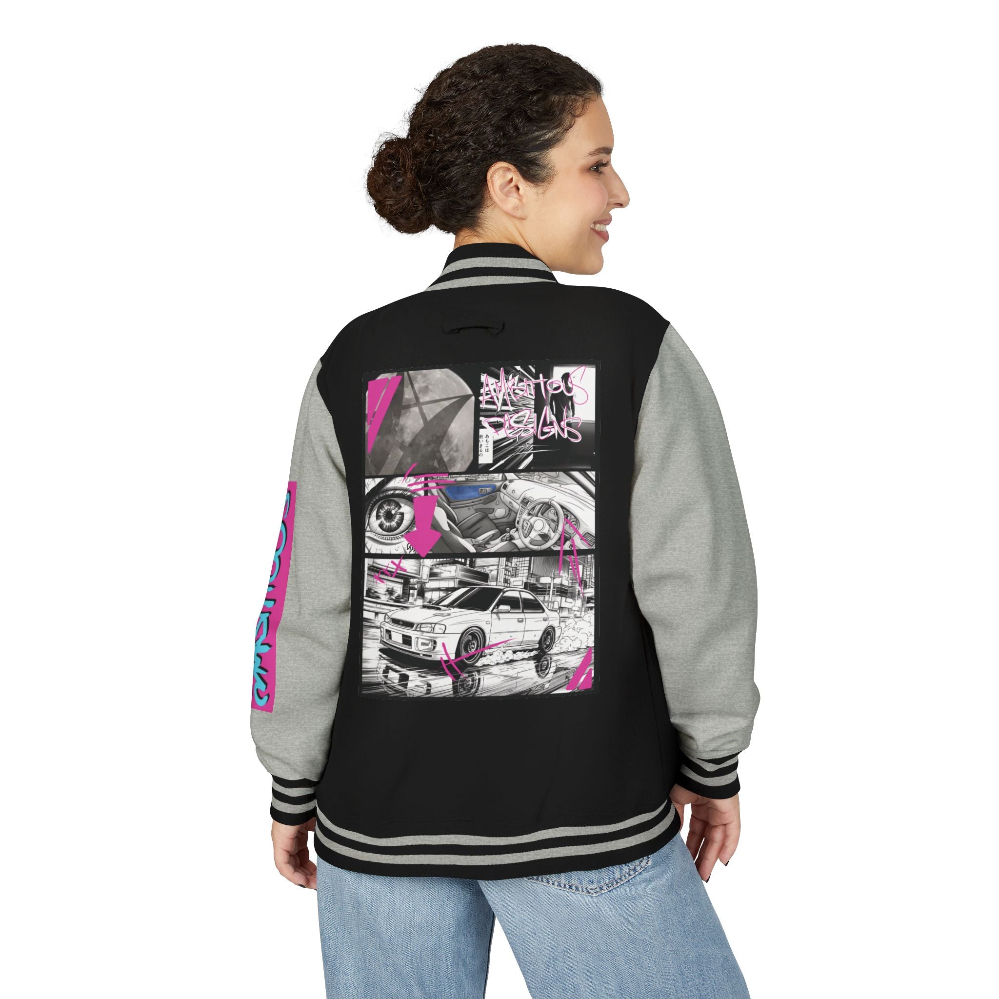 Ambitious JDM Graphic Letterman Jacket