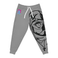 Ambitious Graphic Athletic Joggers GREY