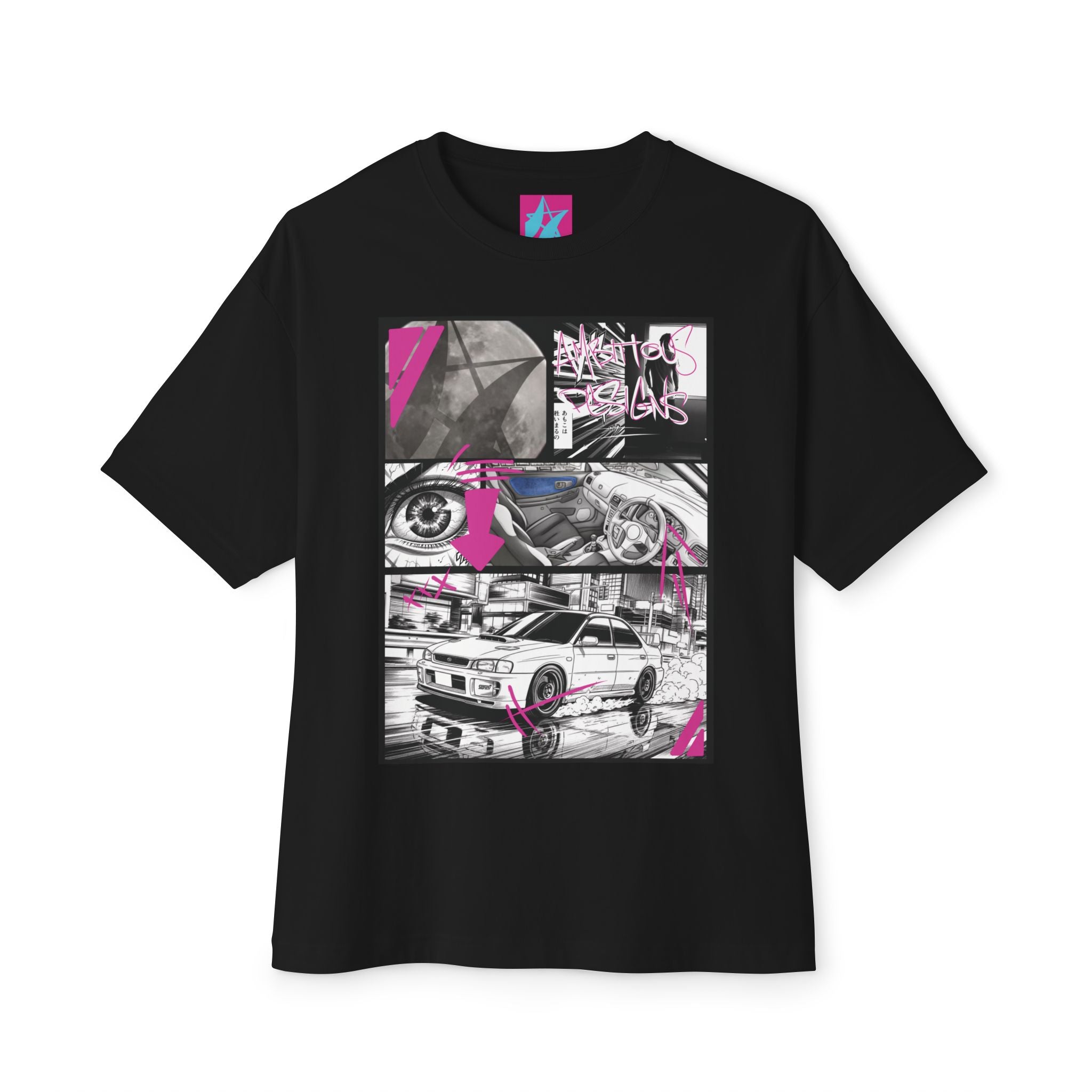 Ambitious Oversized JDM Graphic Tee