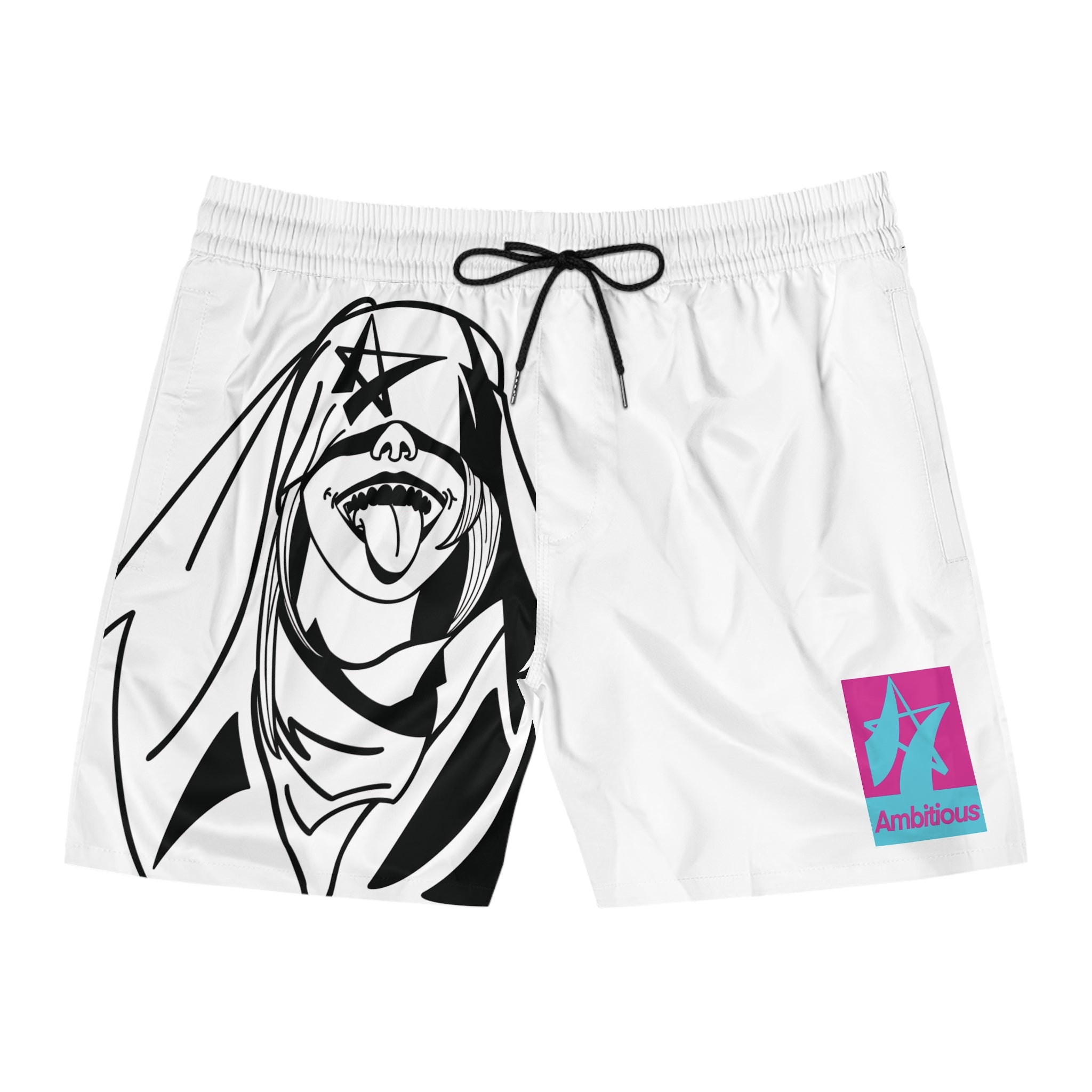 Ambitious Men's Swim Shorts WHITE
