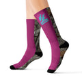 Ambitious Camo Graphic Socks PINK