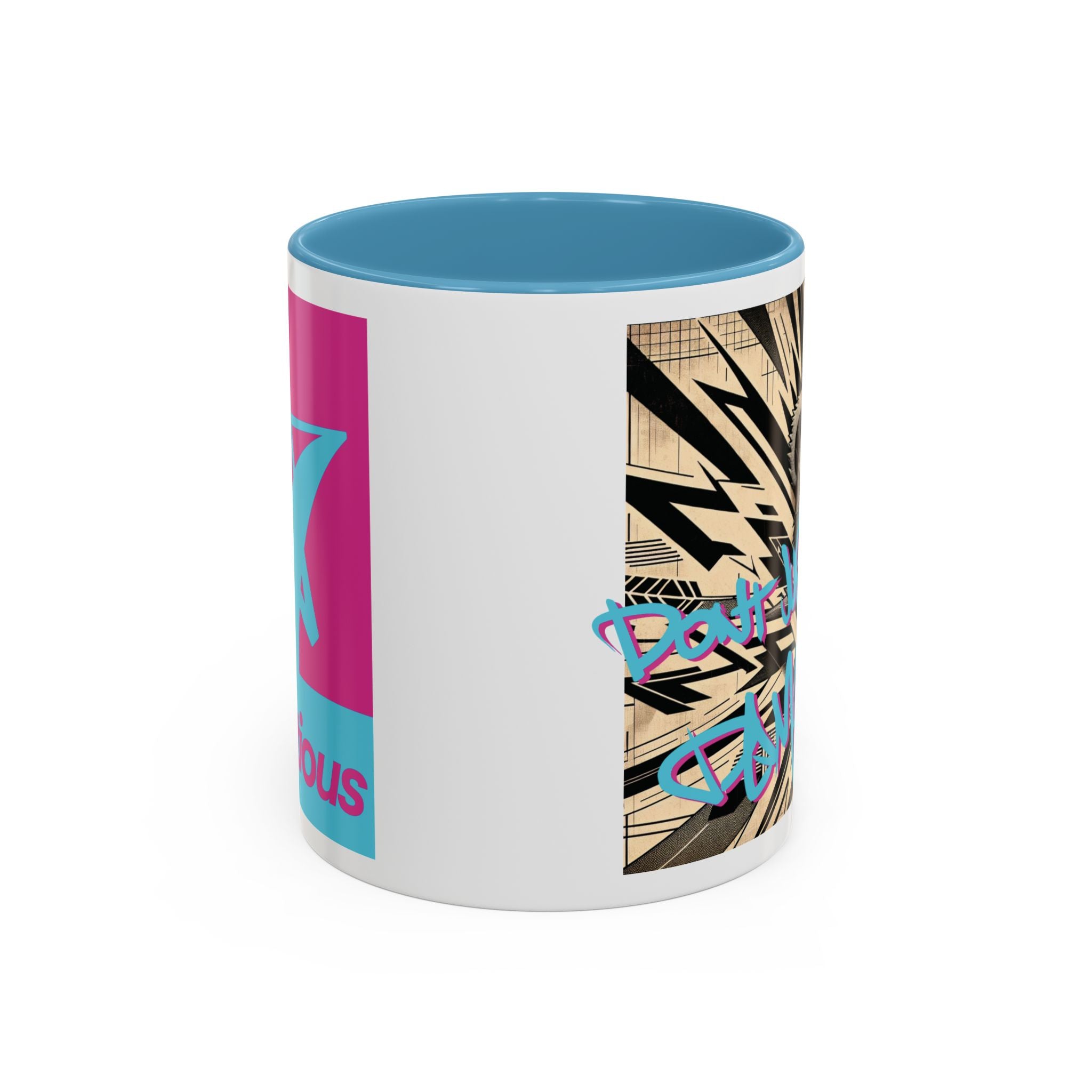 Graffiti Teddy Coffee Mug - "Don't Just Dare, Demand!"
