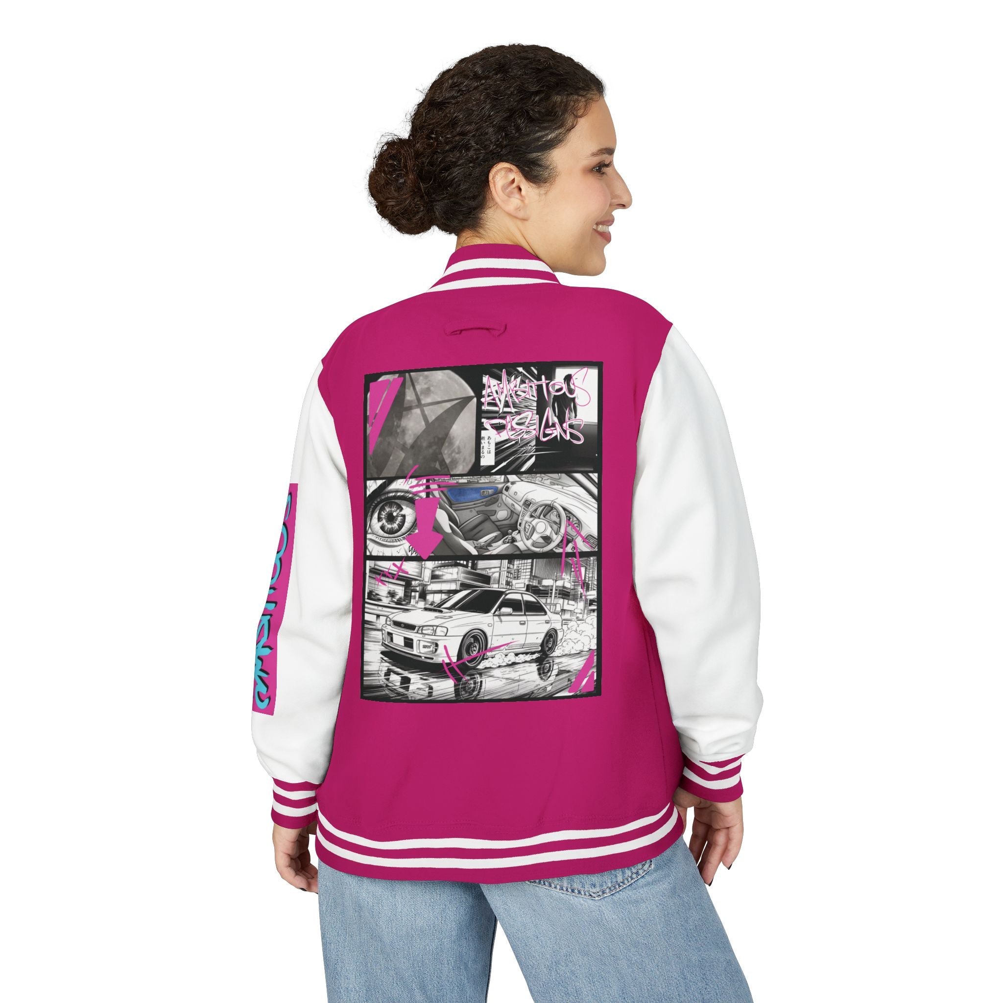 Ambitious JDM Graphic Letterman Jacket